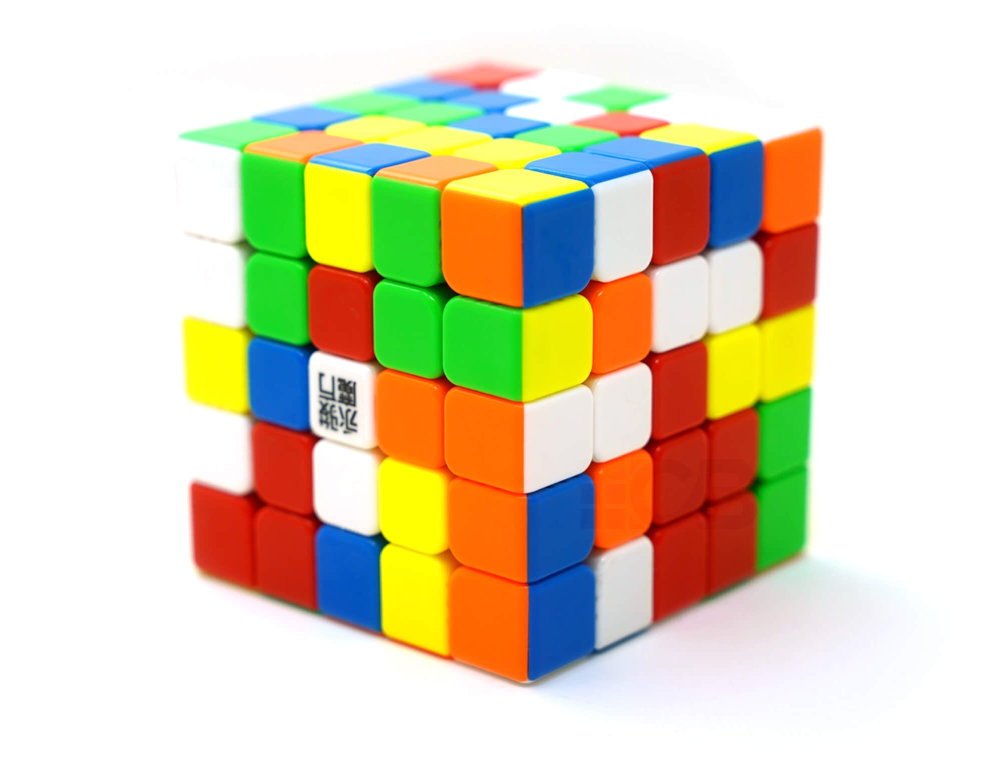 Cubo Mágico 5x5 YJ YuChuang V2M em movimento, mostrando a fluidez do giro magnético