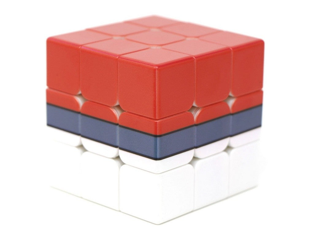 Detalhe da impressão UV direta no Cubo Mágico Pokeball Vinci Cube, sem adesivos