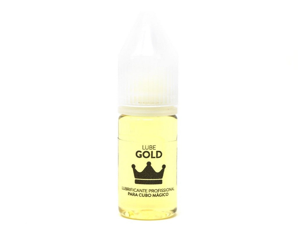 Lubrificante Lube Gold aplicado em Cubo Mágico — detalhe das peças