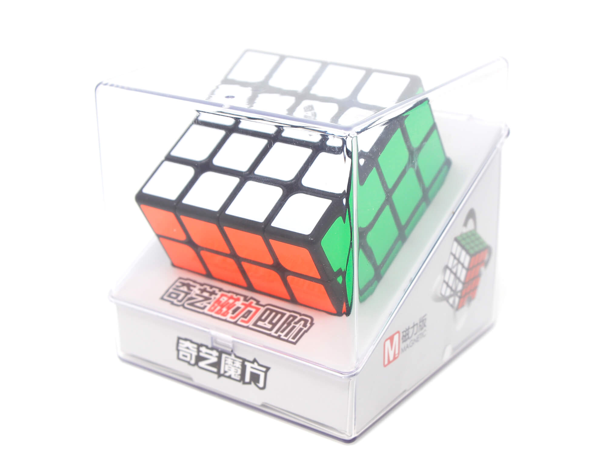 Cubo Mágico 5x5 MS QiYi stickerless, vista lateral mostrando as camadas