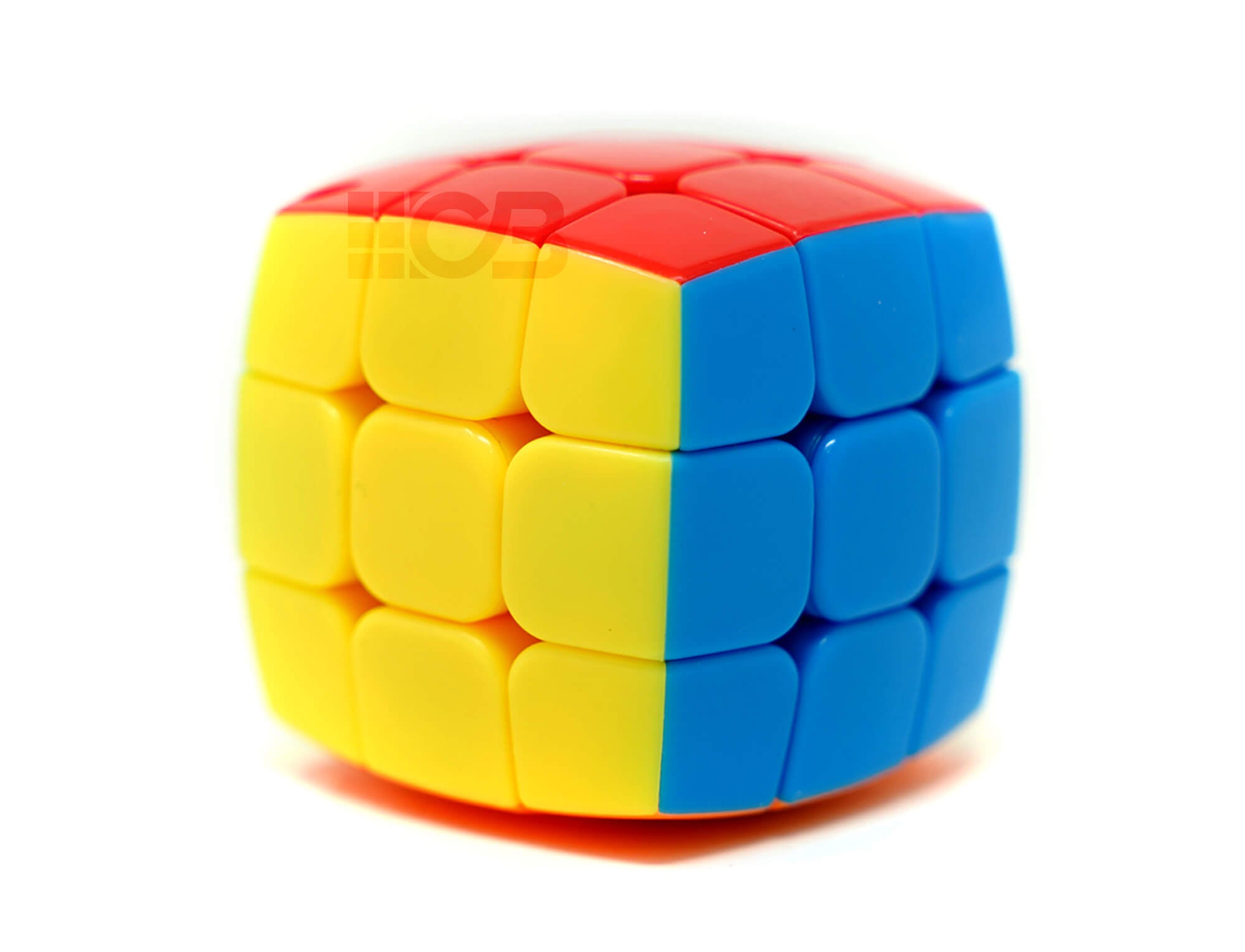 Cubo Mágico chaveiro YJ 3x3 preso em chaves — escala de tamanho