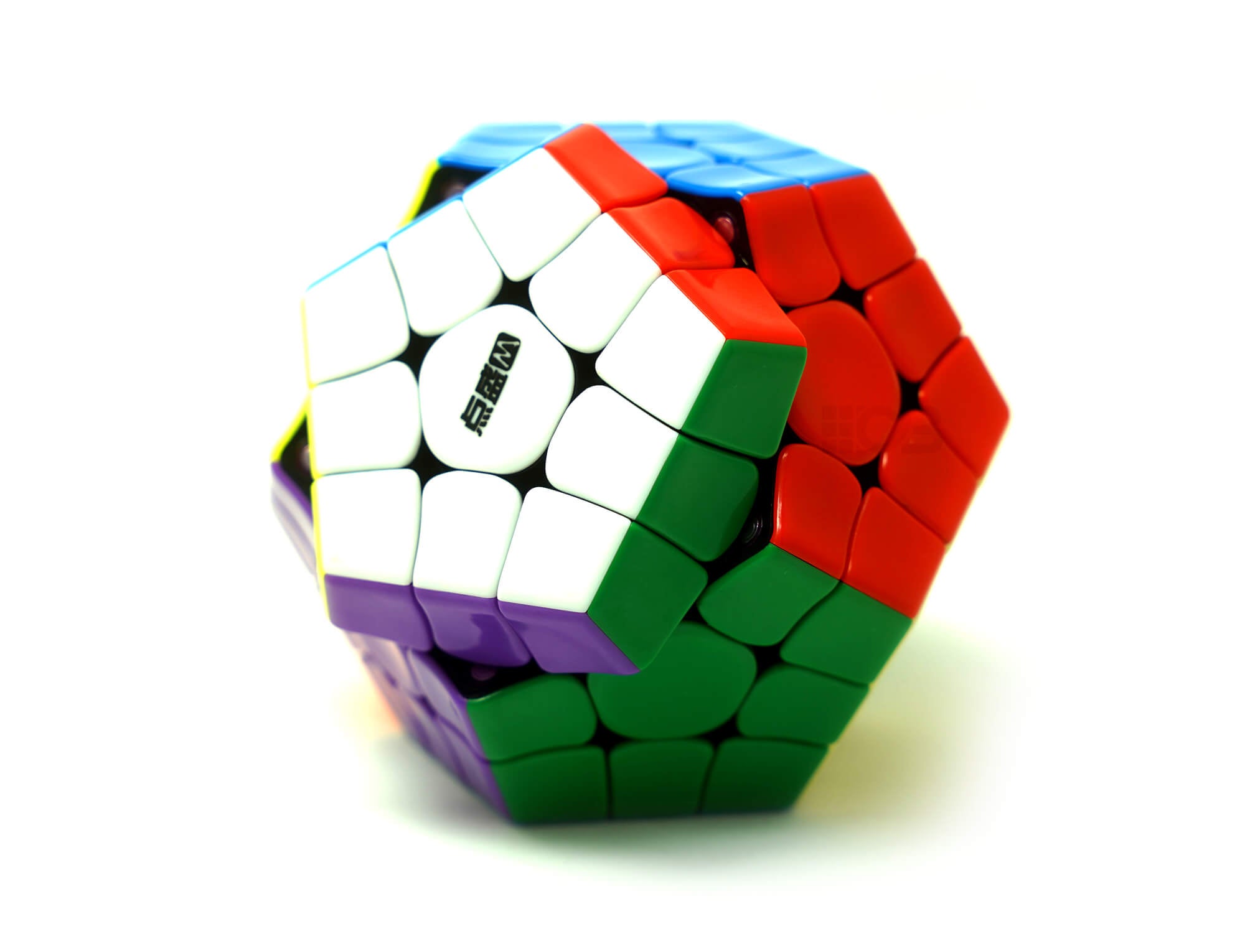 Detalhe das peças e camadas do Megaminx Galaxy Diansheng magnético