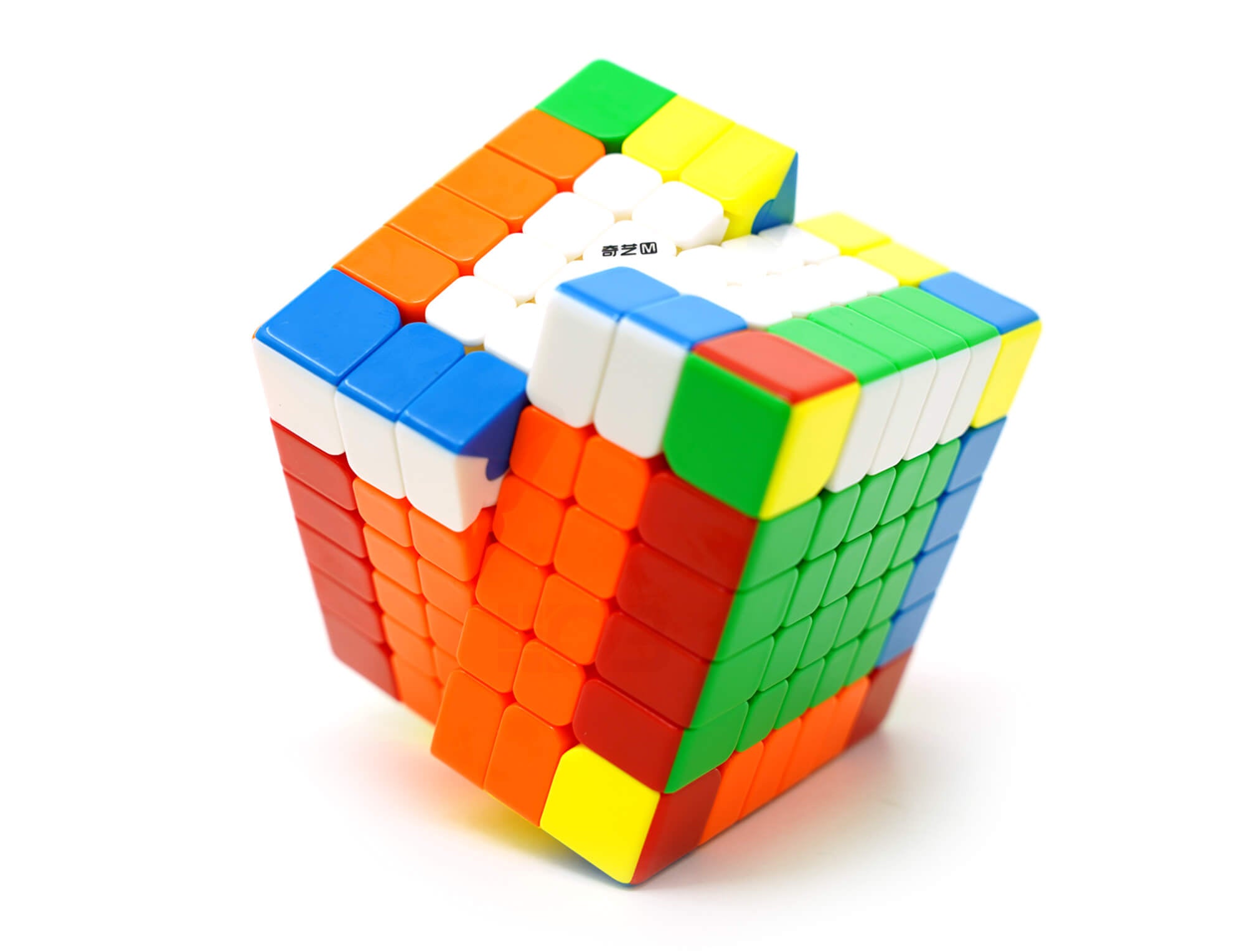 Cubo Mágico 6x6 QiYi Warrior em perspectiva — estrutura interna visível