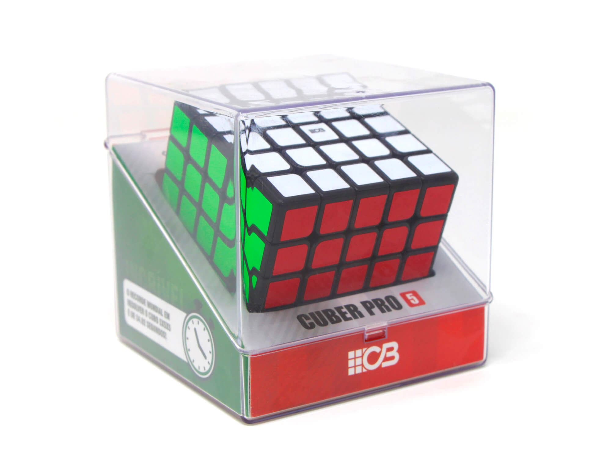 Vista superior do Cubo Mágico 5x5 Cuber Pro evidenciando as camadas centrais