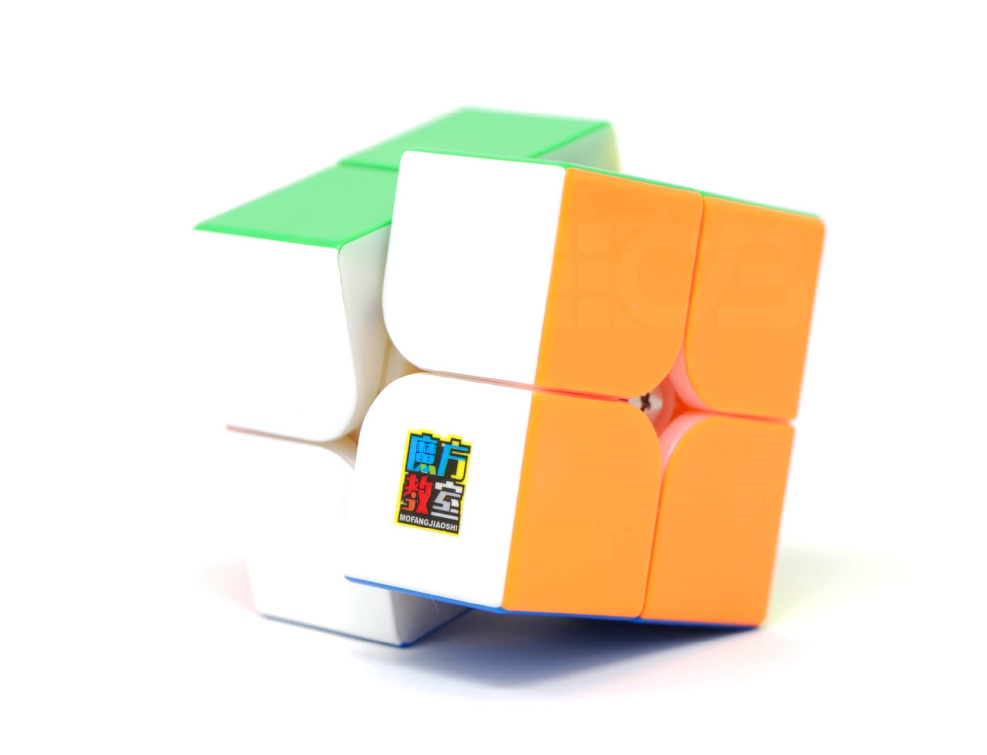 Cubo Mágico 2x2 MoYu RS2M Evolution Magnético stickerless — vista frontal
