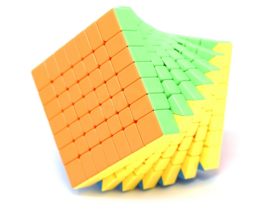 Embalagem do Cubo Mágico 7x7 MoYu Meilong V2 Stickerless