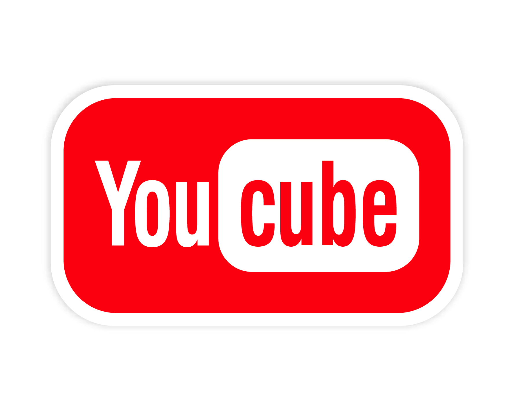 Sticker decorativo Cuber Brasil com design do universo cuber