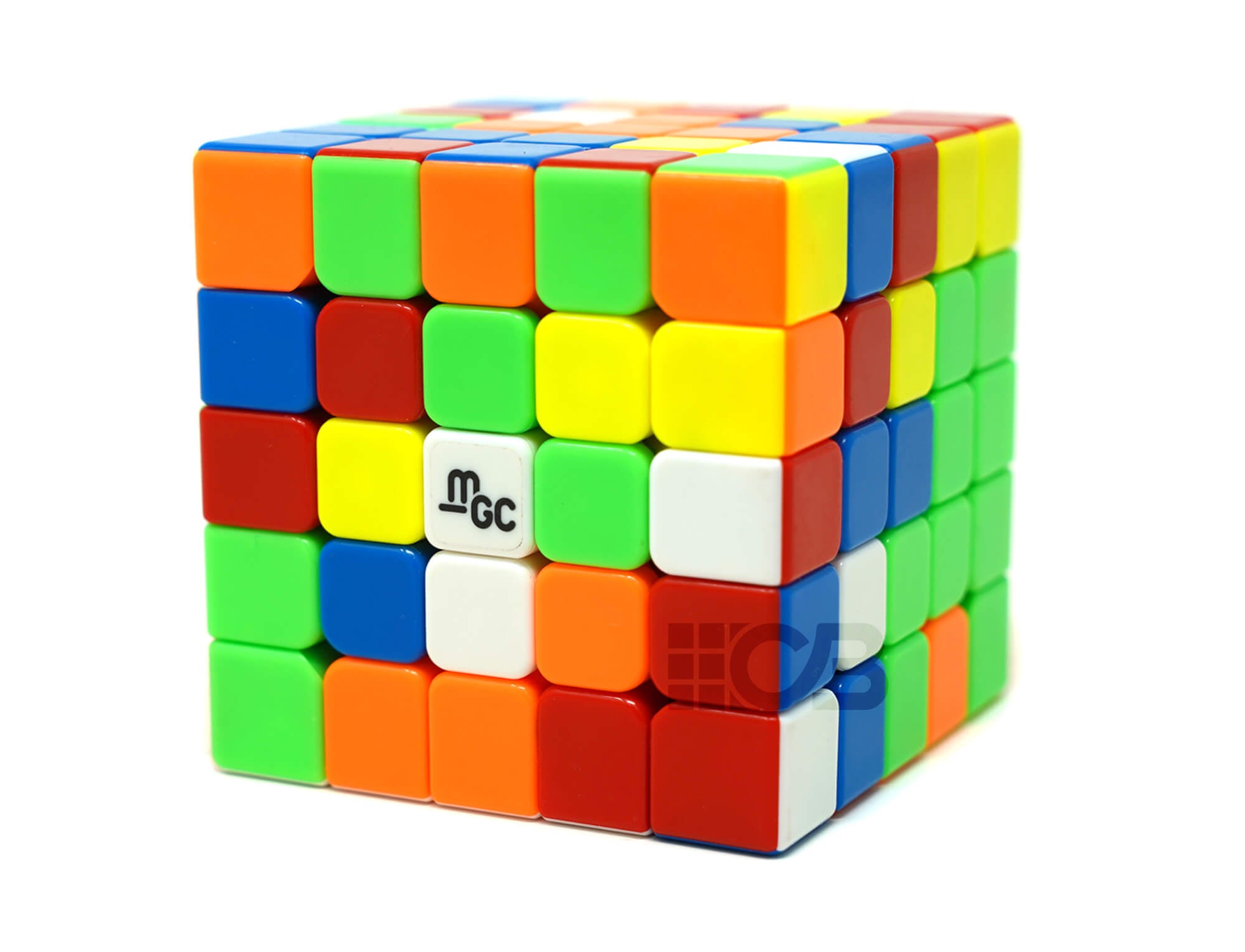 Cubo Mágico 5x5 MGC YJ com camadas giradas, destacando a fluidez do movimento
