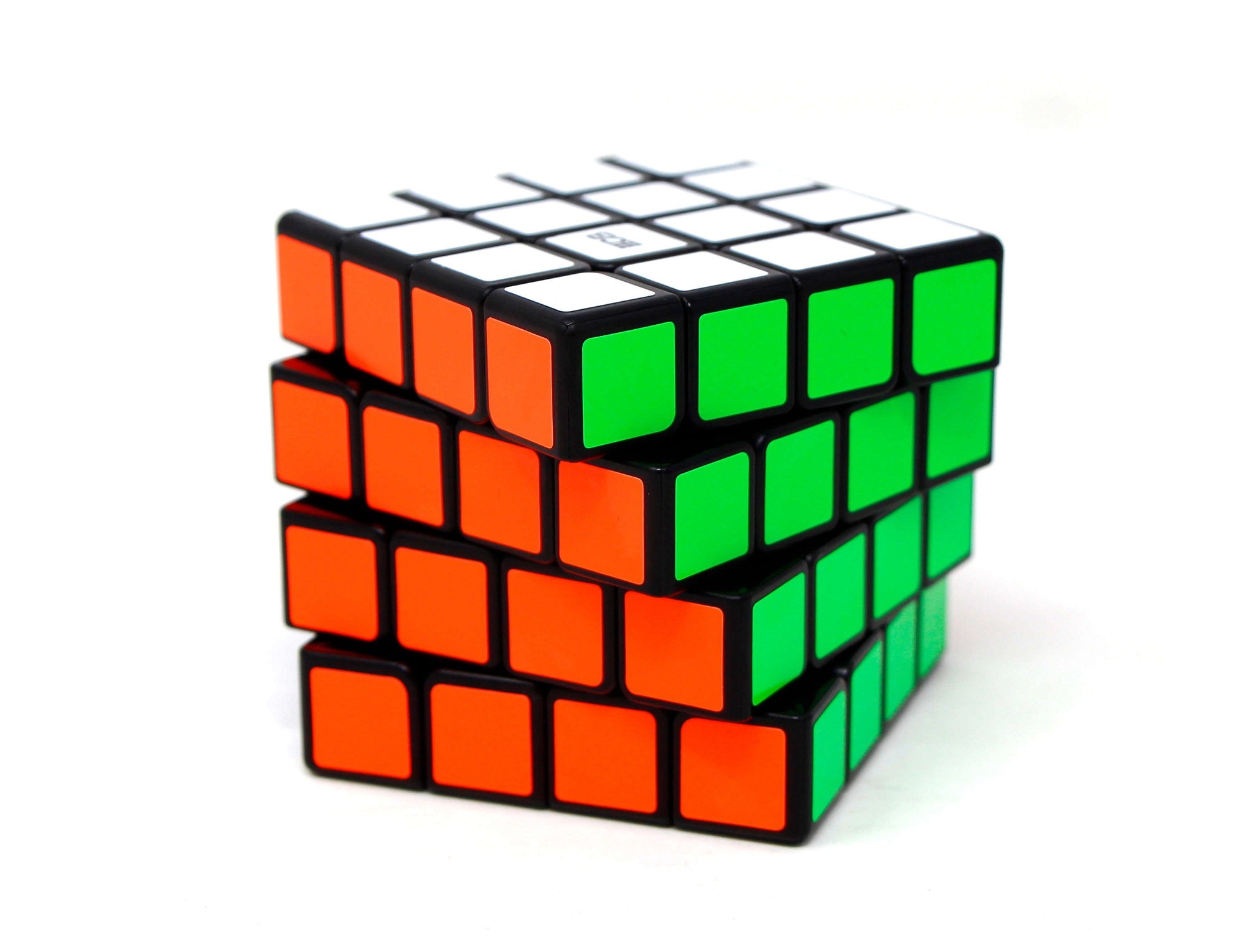 Cubo Mágico 4x4 Stickerless Cuber Pro — cubo em movimento com camada girada