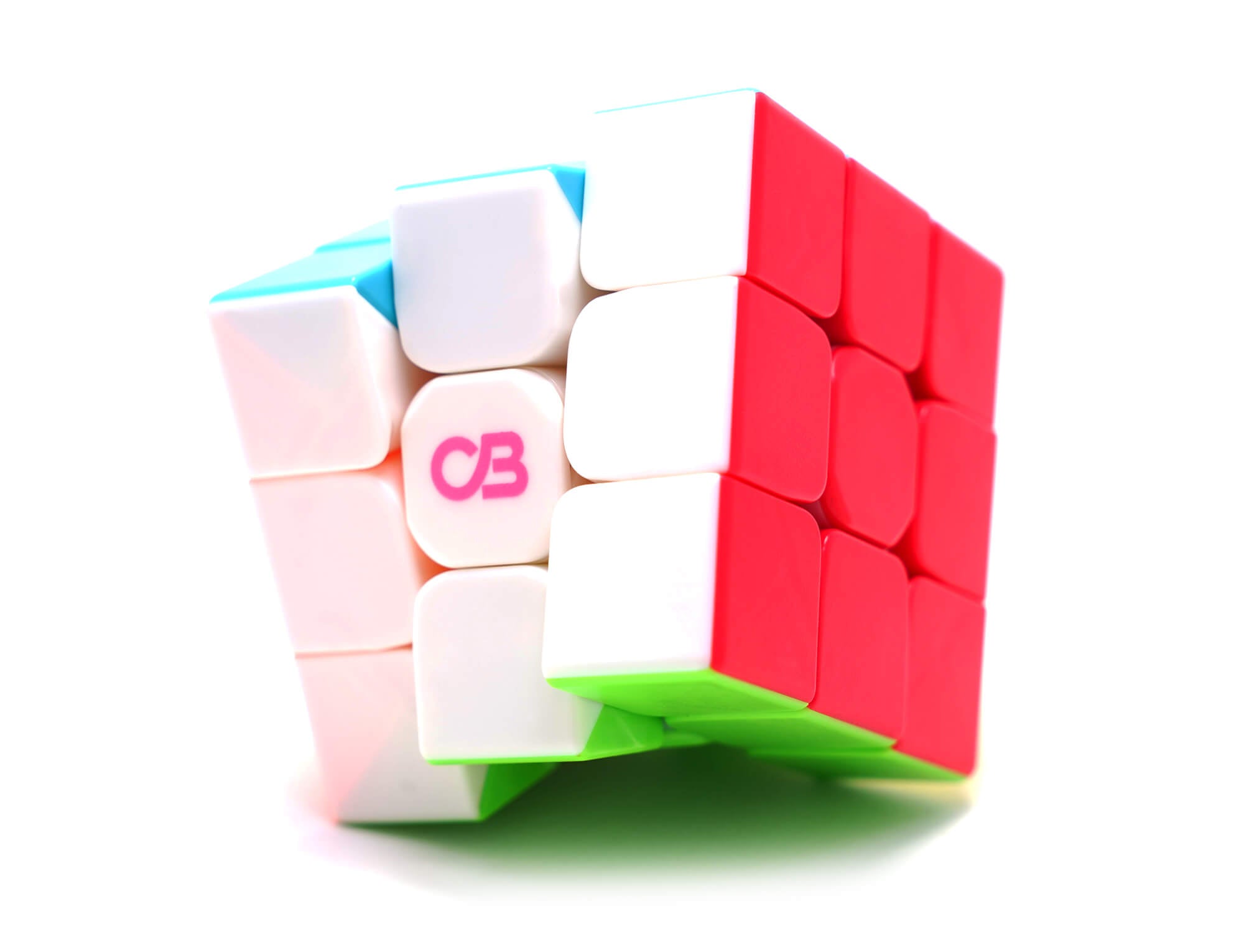 Cubo Mágico 3x3 Cuber Pro 3S dentro da embalagem rígida transparente modular