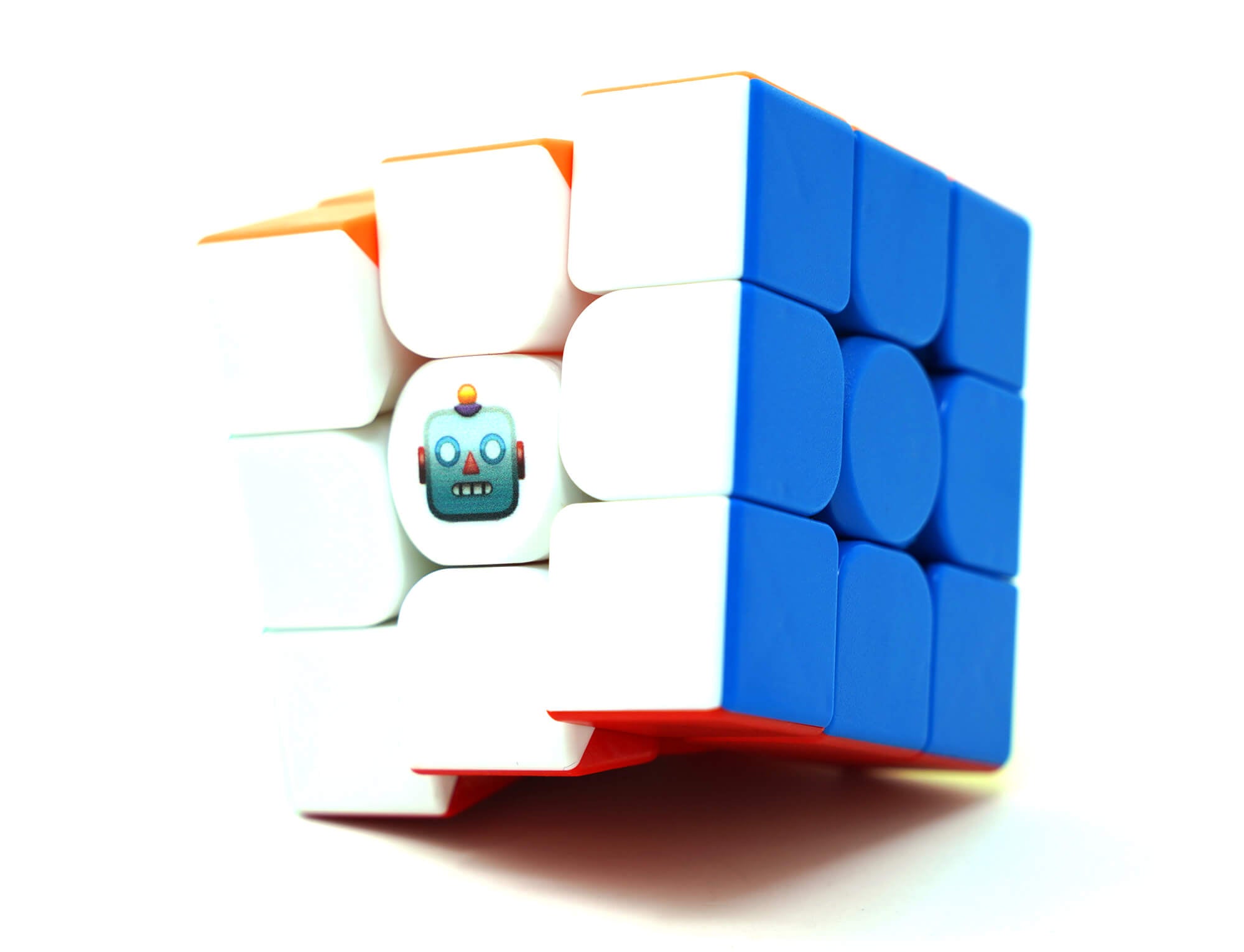 Vista superior do kit Cuber Fun com todos os componentes visíveis