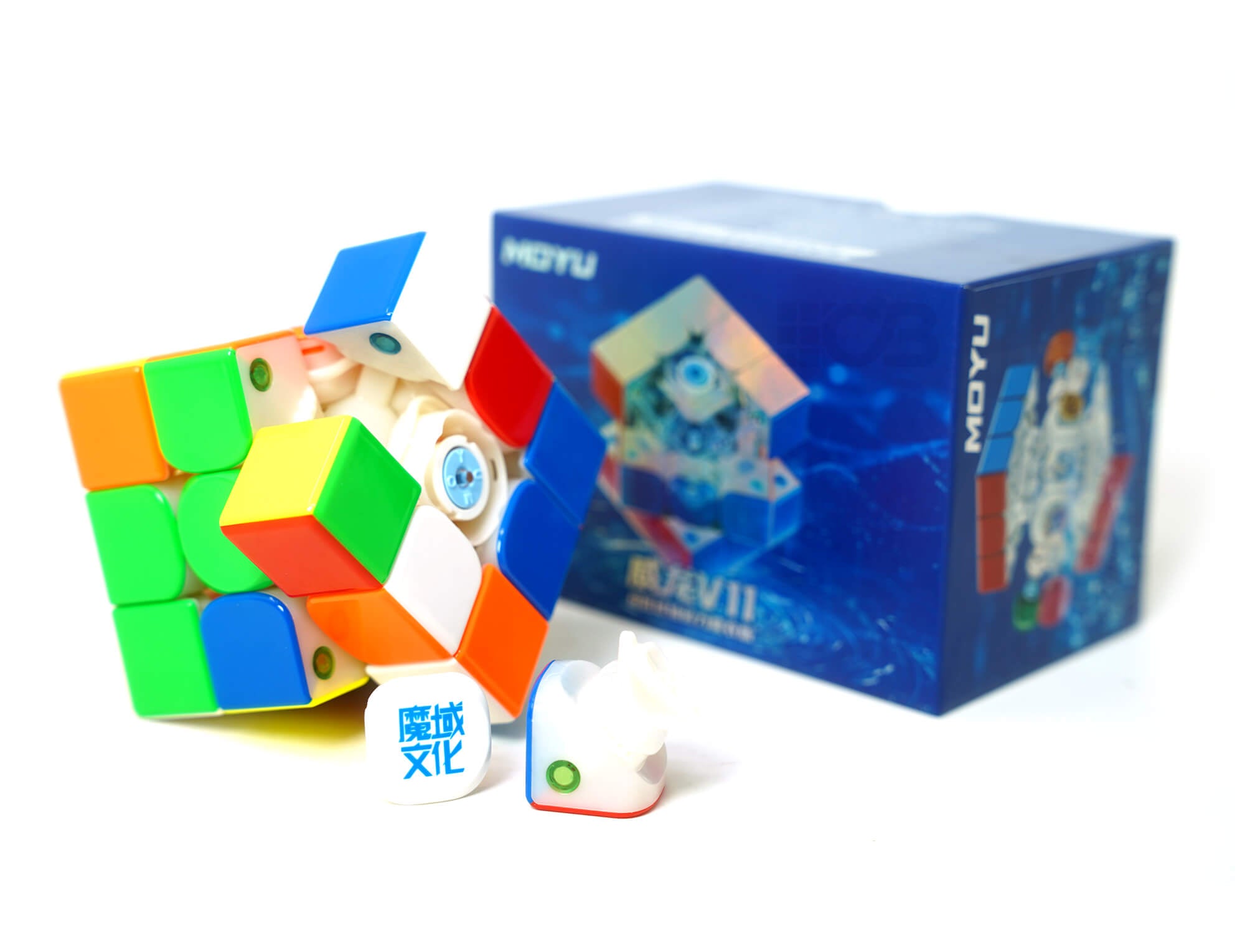Interior do Cubo Mágico WRM V11 com sistema Ball Core visível