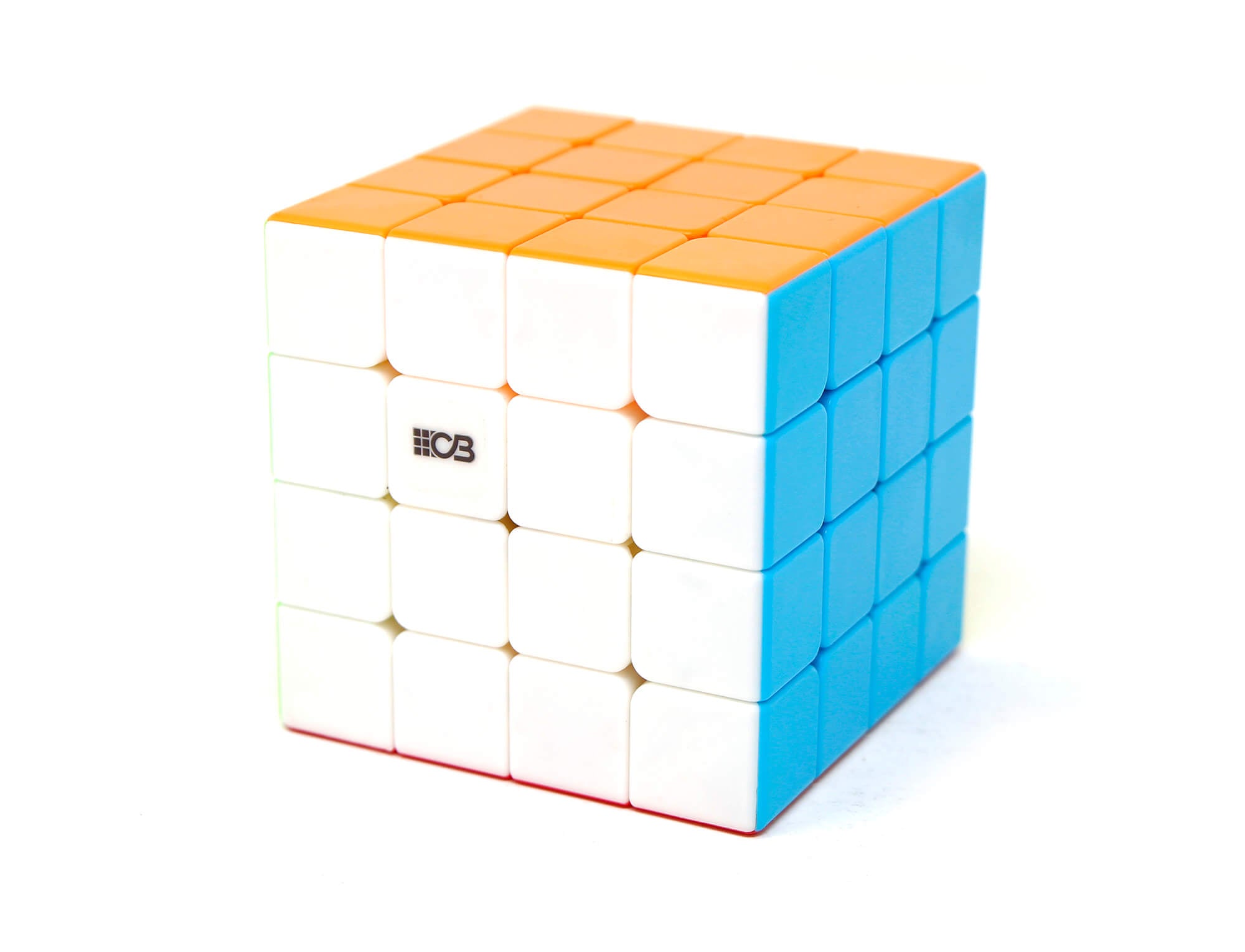Cubo Mágico 4x4 Cuber Pro resolvido com todas as faces uniformes e coloridas