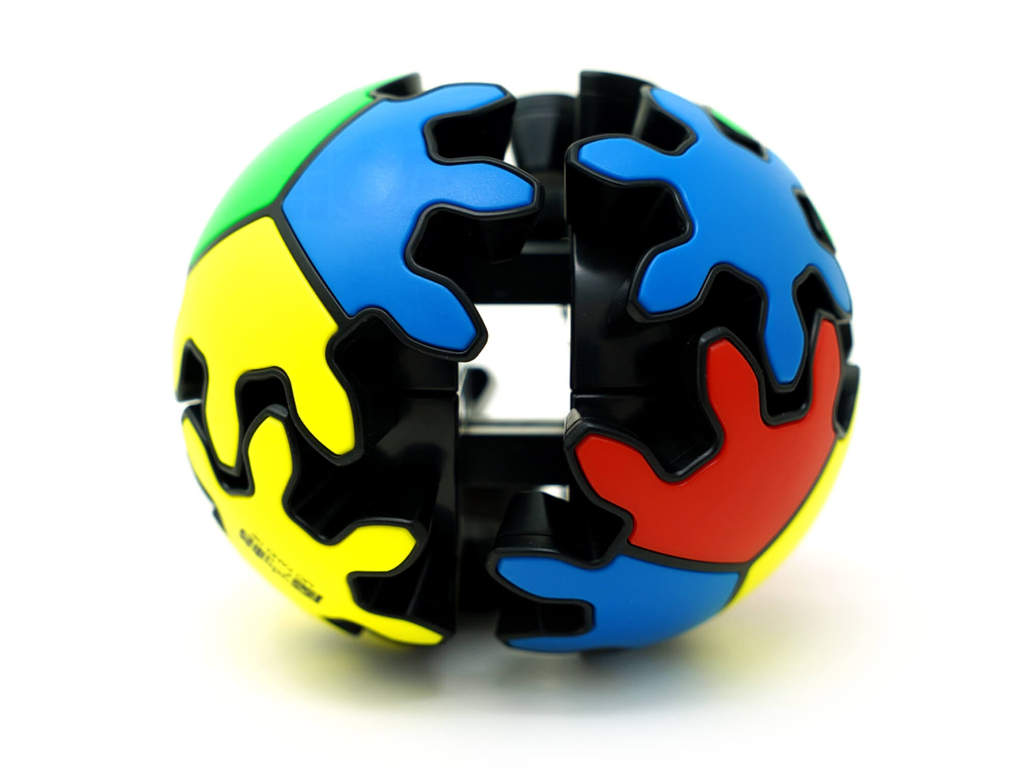 Gear Shift Ball QiYi — vista superior do cubo mágico esférico stickerless