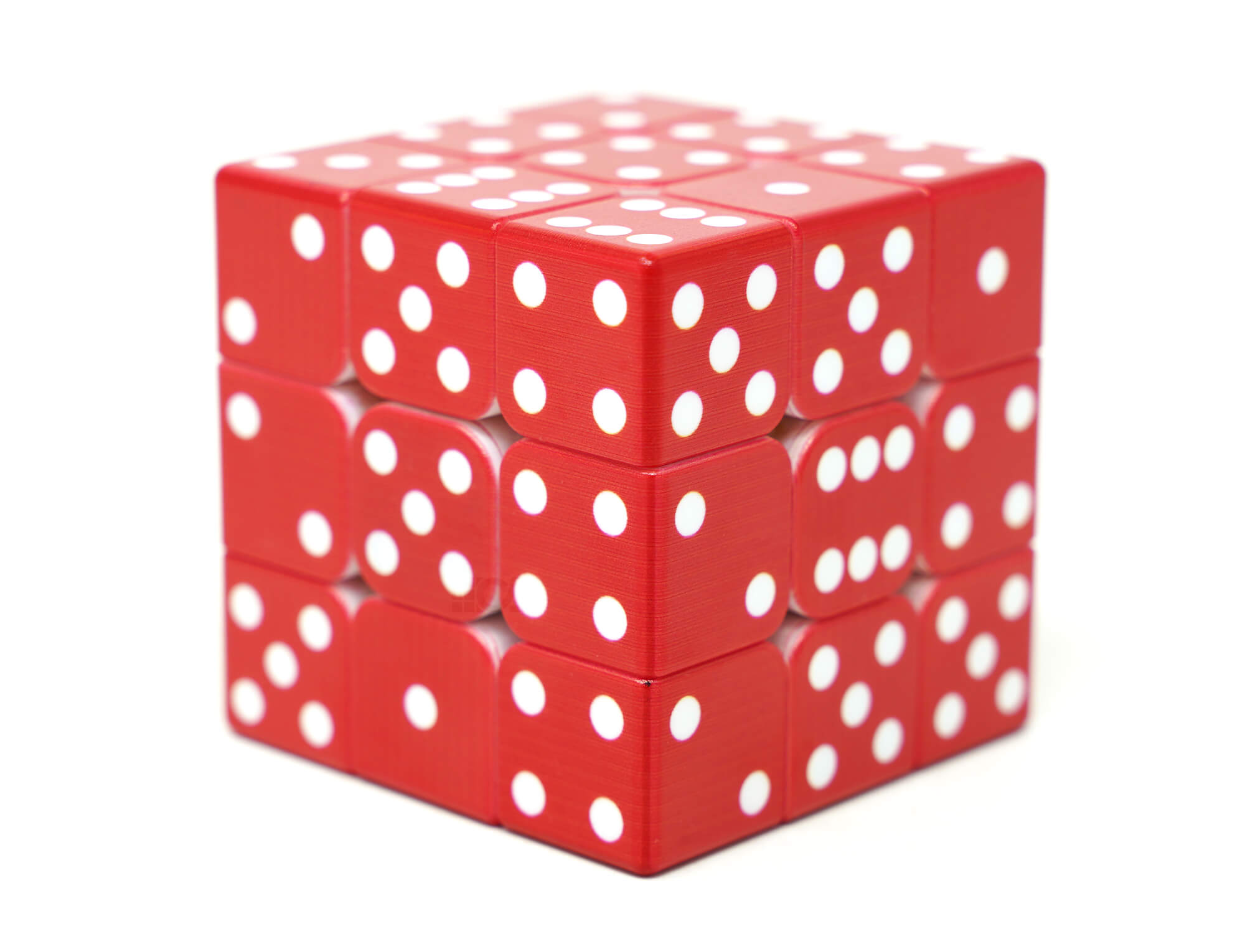 Embalagem do Cubo Mágico Dado Vinci Cube com produto personalizado por impressão UV