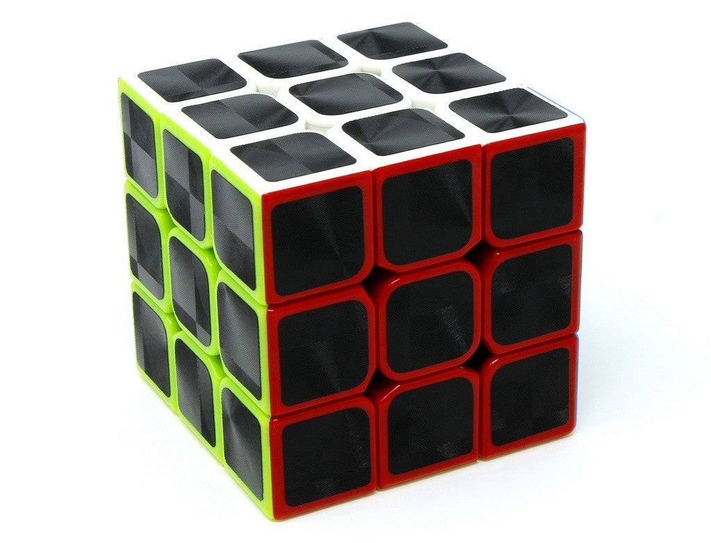 Cubo Mágico Fellow Cube Disc em posição de solução, com as cores vibrantes das faces em destaque
