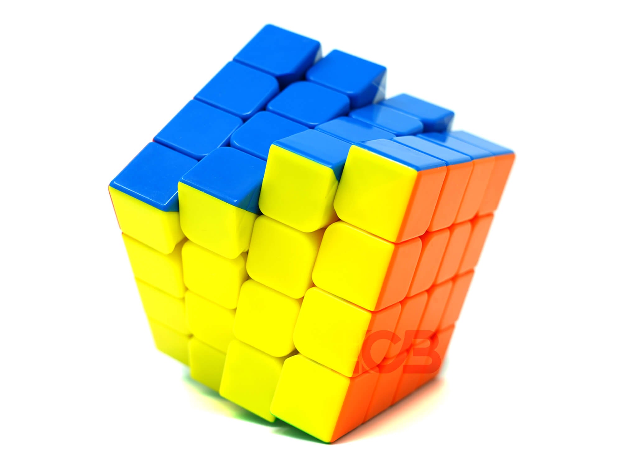 Cubo Mágico YJ MGC 4x4 preto em perspectiva mostrando três faces