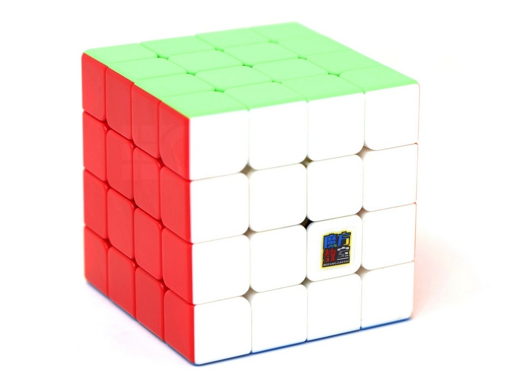 Cubo Mágico 4x4 MoYu Meilong Stickerless — embalagem oficial MoYu