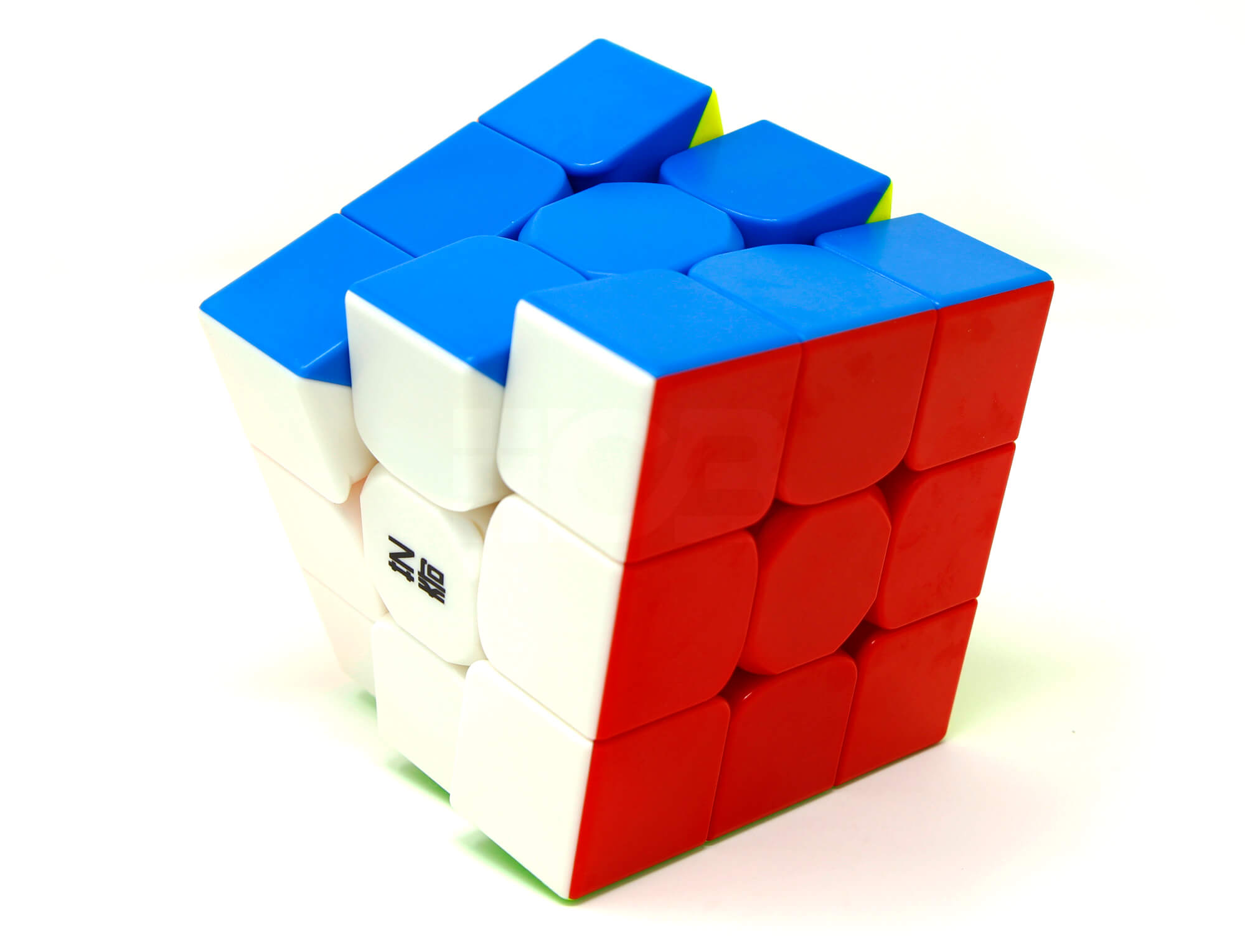 Cubo Mágico gigante QiMeng Plus QiYi 9 cm com base expositora inclusa — detalhe do conjunto