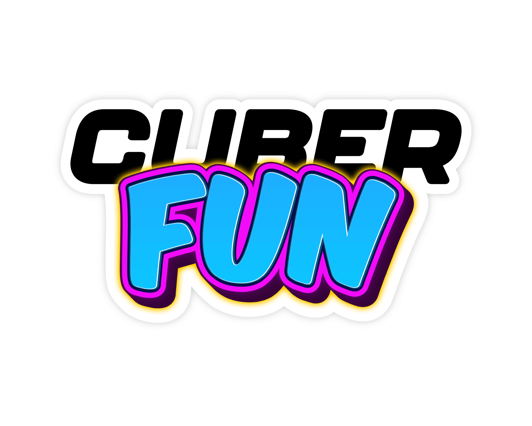 Stickers sortidos Cuber Brasil — visão geral da coleção de adesivos