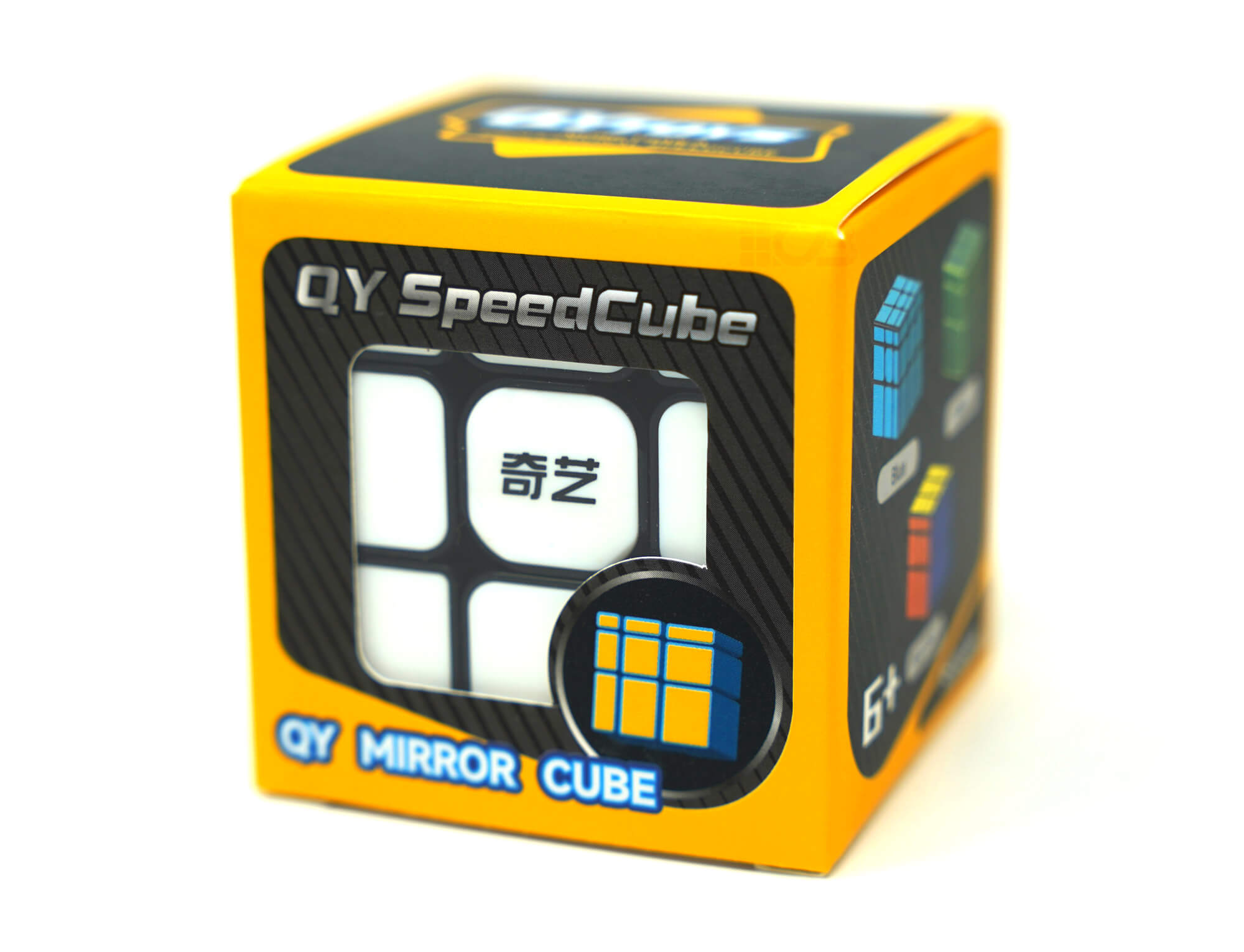 Detalhe das peças de alturas variadas do Mirror Blocks 3x3 Colorido QiYi