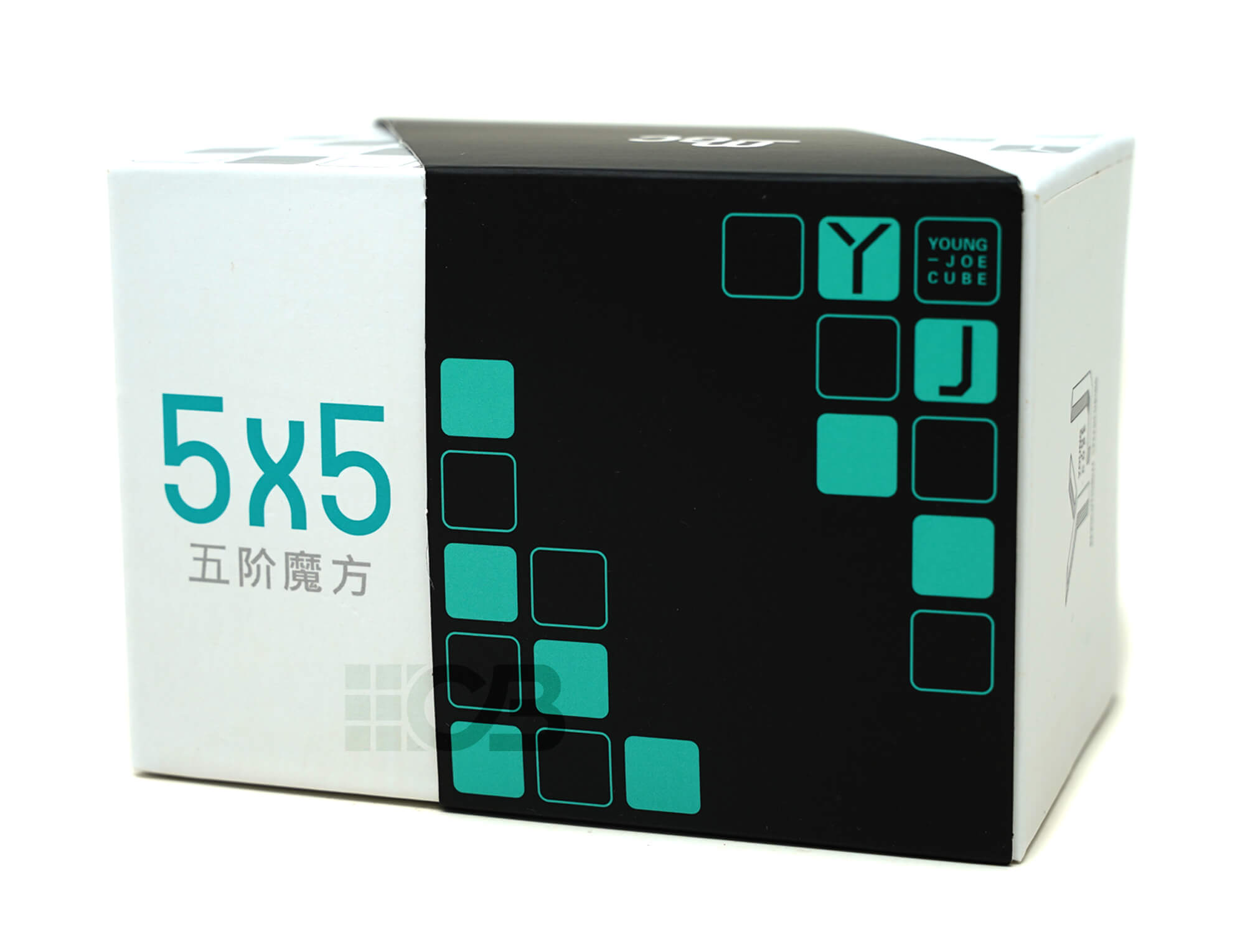YJ MGC 5x5 Magnético stickerless — vista traseira mostrando mecanismo de camadas