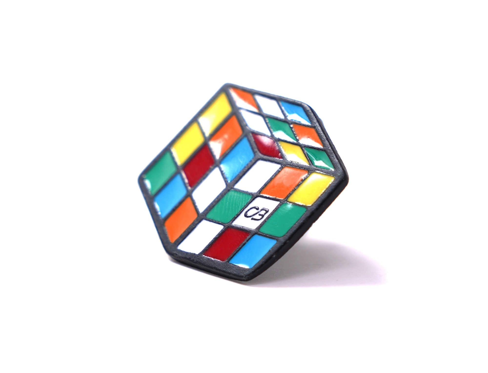 Pin de Cubo Mágico metálico