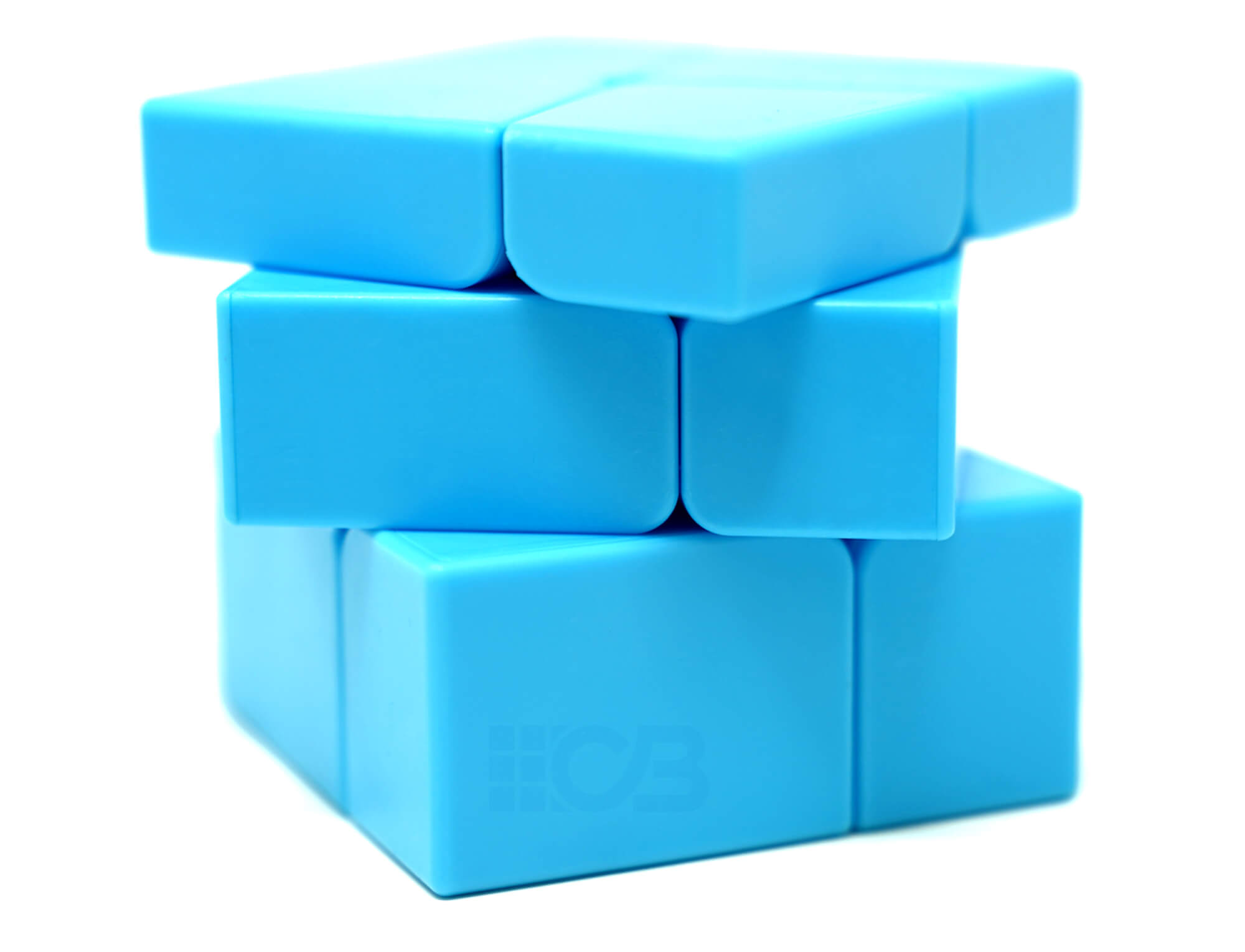 Square-0 SengSo stickerless — vista frontal mostrando o formato assimétrico do puzzle