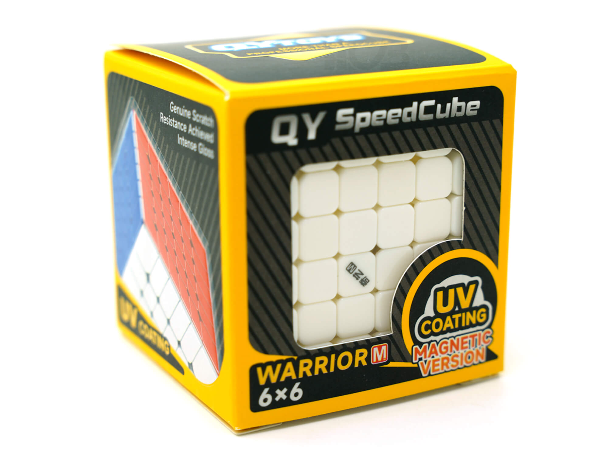 QiYi Warrior 6x6 desmontado parcialmente mostrando sistema magnético