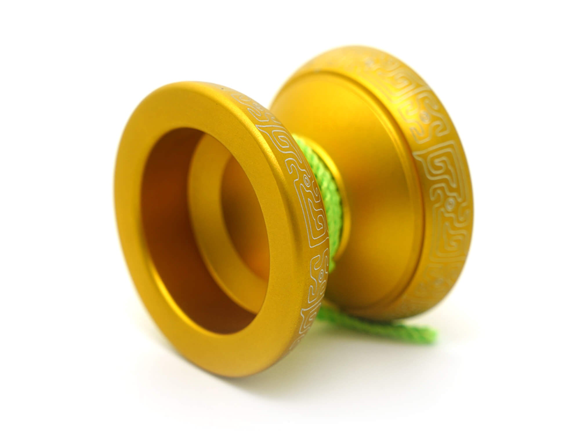 Ioiô P23 Yoyo Formula em alumínio 7075 com gravura a laser — vista frontal