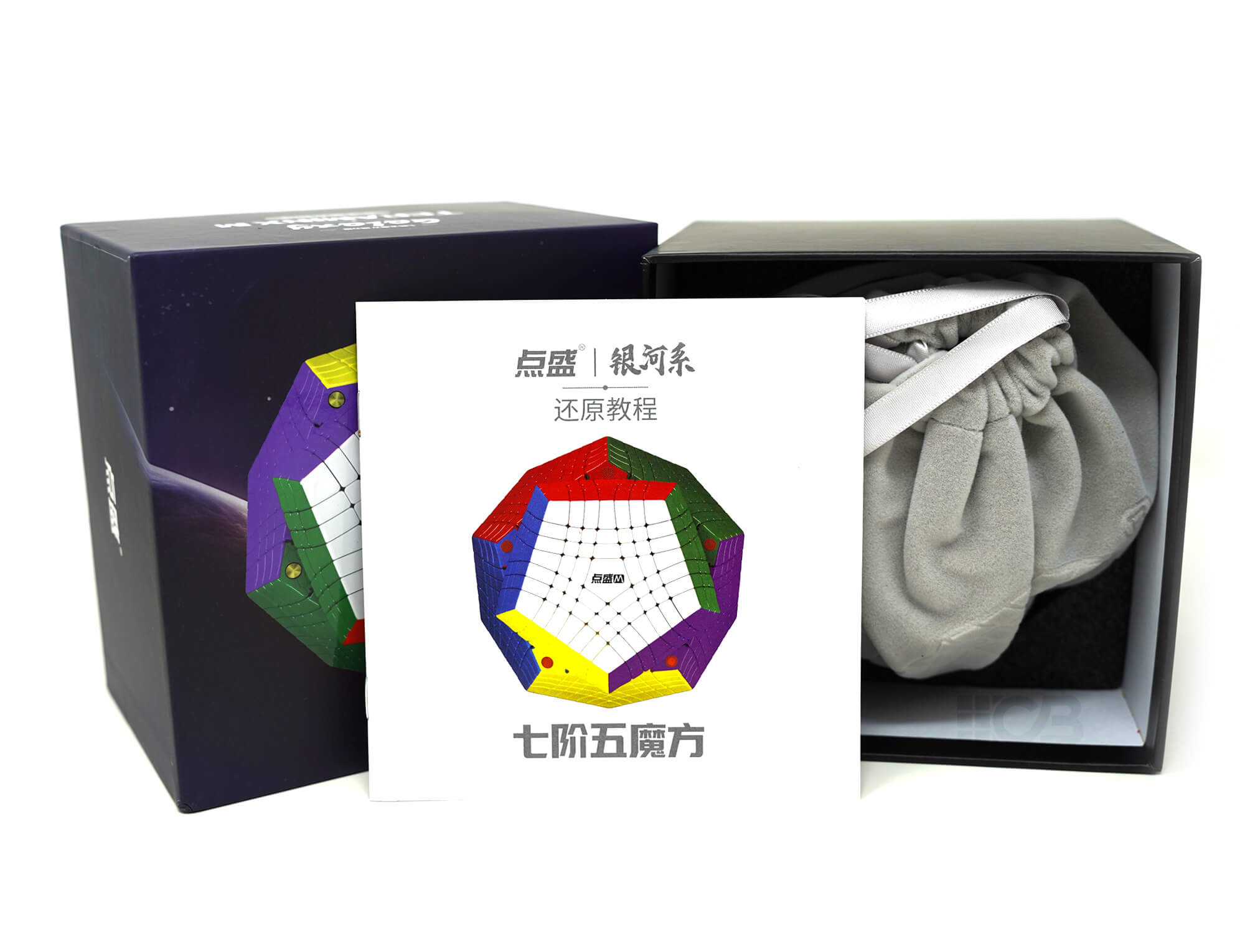 Teraminx Galaxy Diansheng — vista em movimento mostrando a fluidez do giro