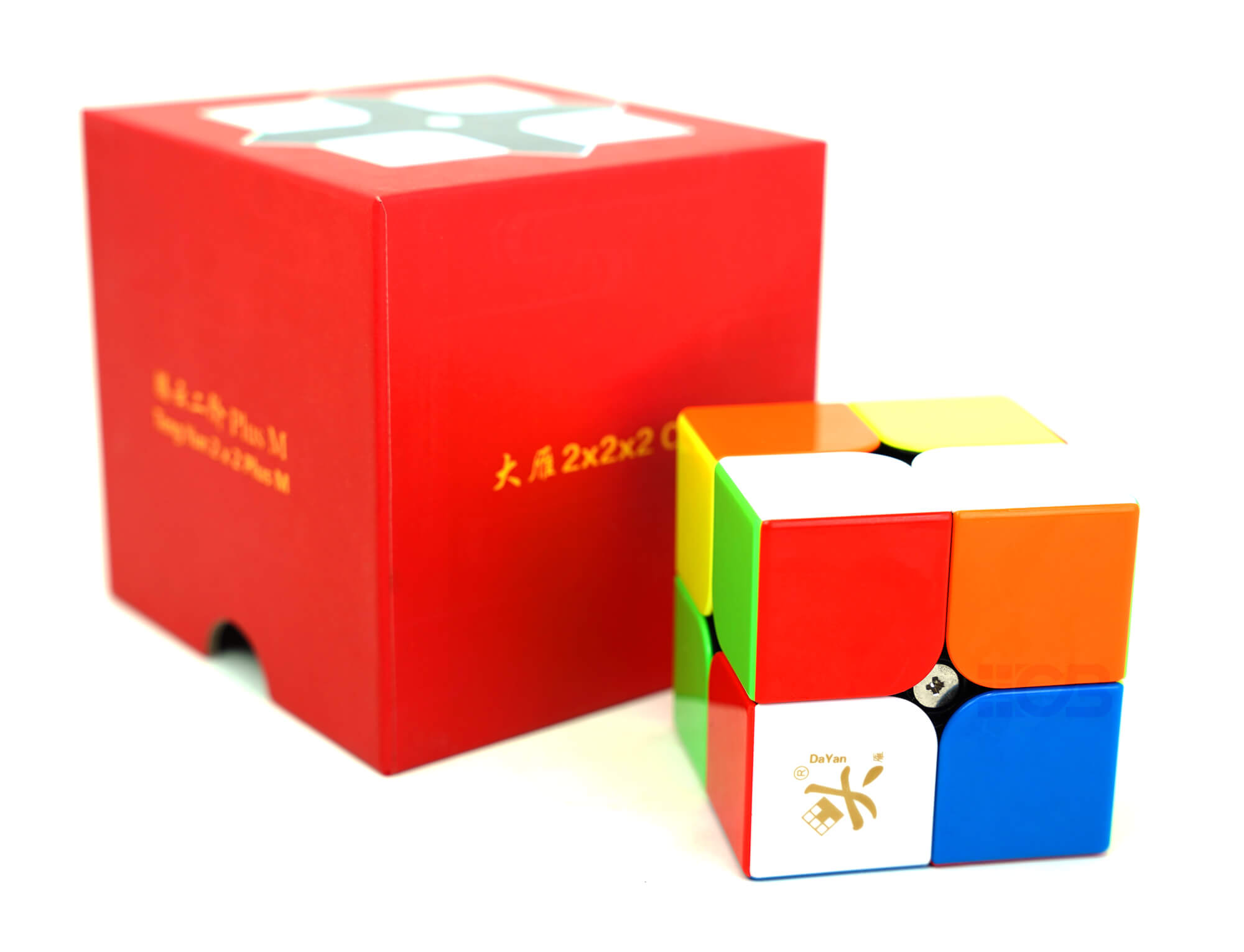 DaYan TengYun Plus M 2x2 em posição de resolução com camada girada