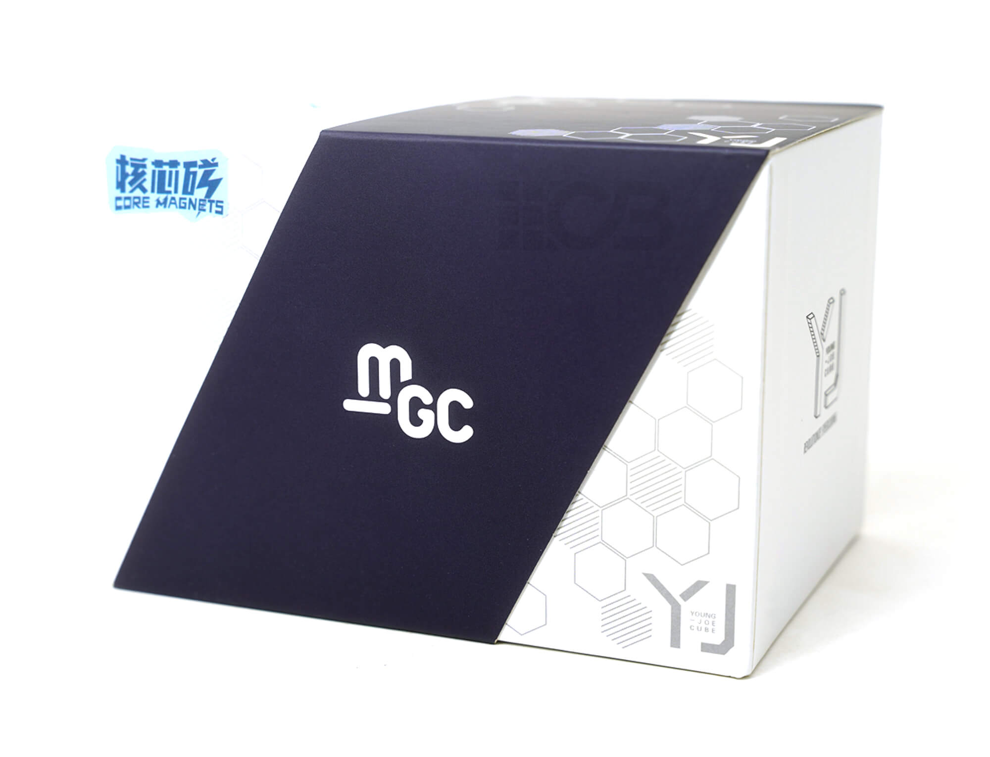 Cubo Mágico 7x7 YJ MGC Ball Core Magnético em ângulo mostrando profundidade e alinhamento das camadas