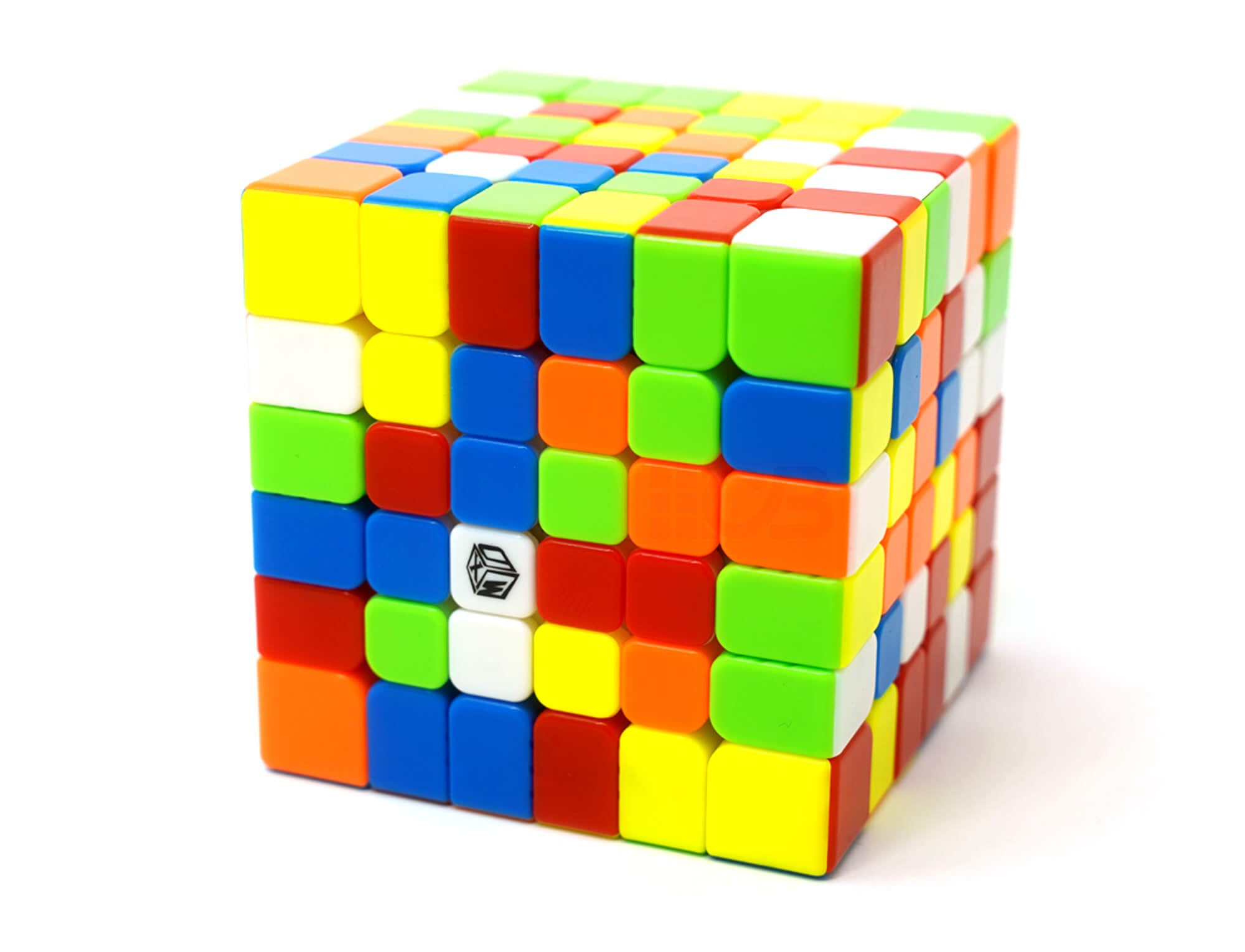 Cubo Mágico 6x6 Shadow V2 QiYi — vista superior com camadas alinhadas