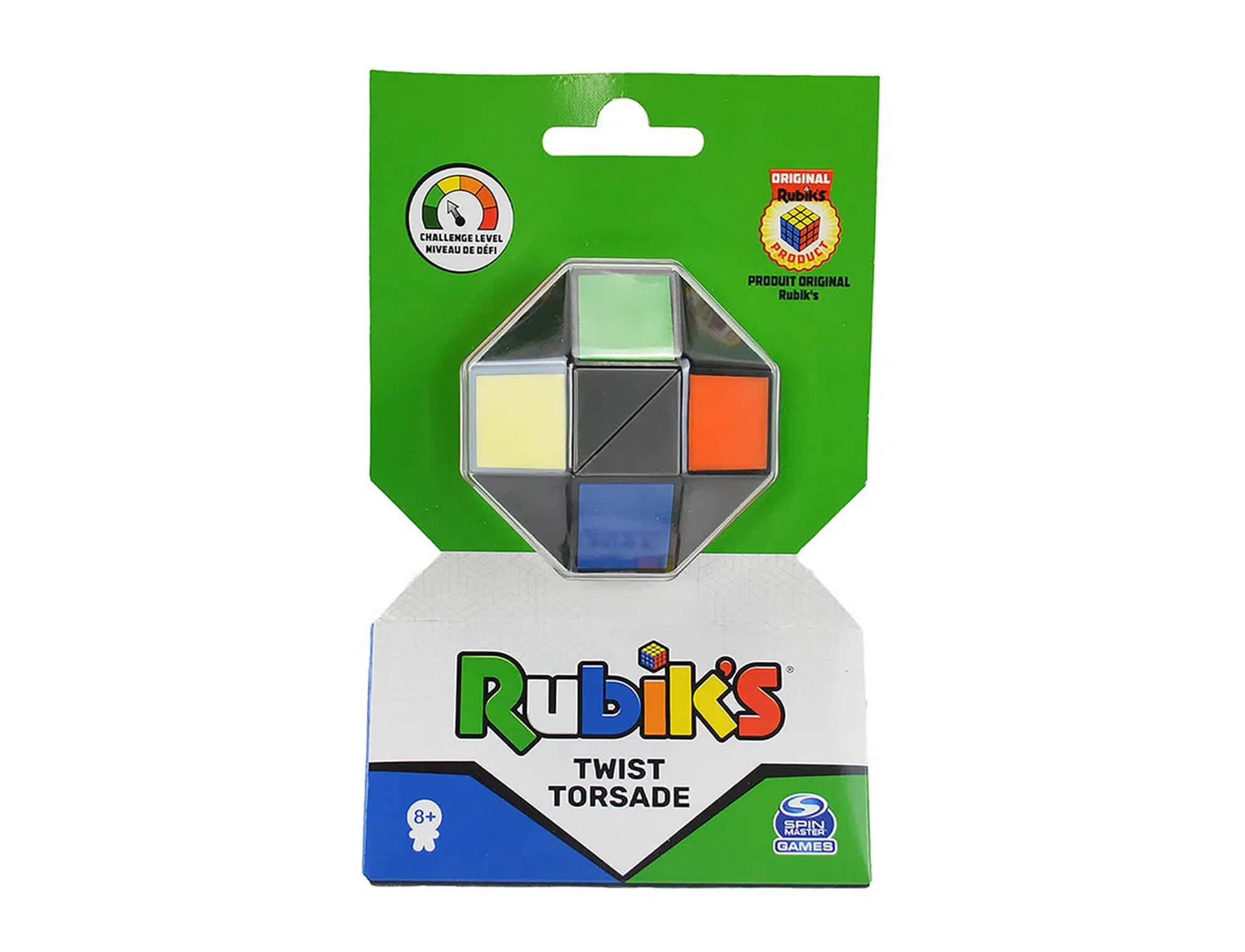 Rubik's Twist com diferentes configurações de formas possíveis exibidas sobre fundo branco