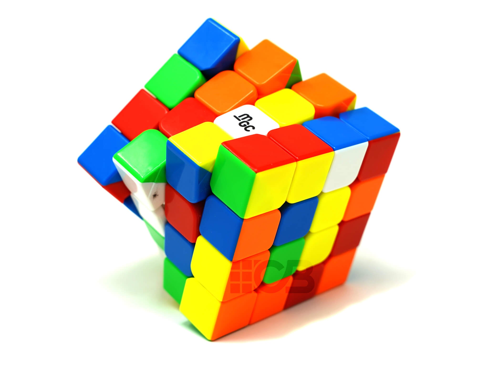 Cubo Mágico 4x4 YJ MGC Magnético em perspectiva mostrando três faces