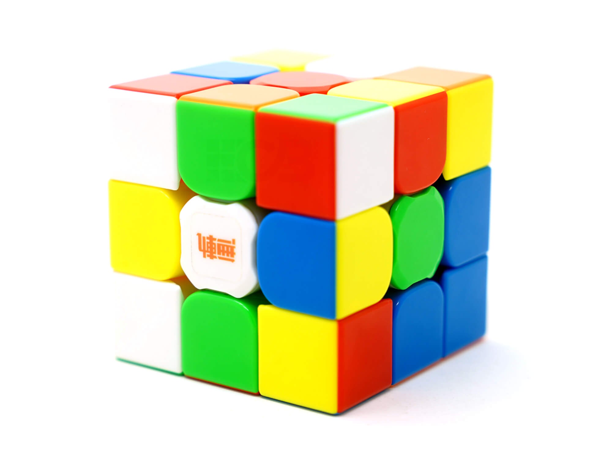 Cubo Mágico 3x3 YJ Appari Speed Micro Actuator em acabamento stickerless — vista frontal