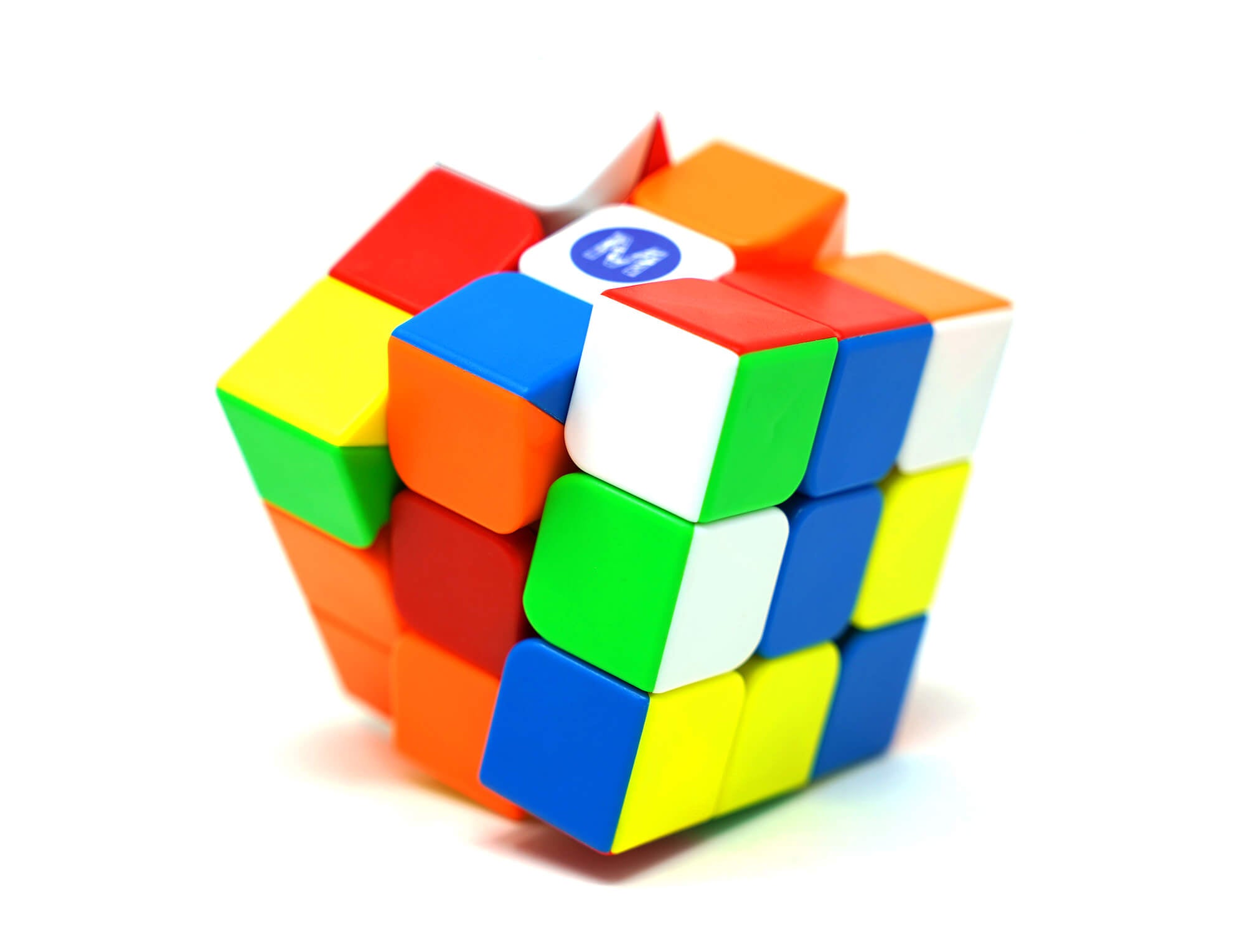 Cubo Mágico 3x3 Manual do Mundo Cuber Pro — vista frontal do cubo tradicional