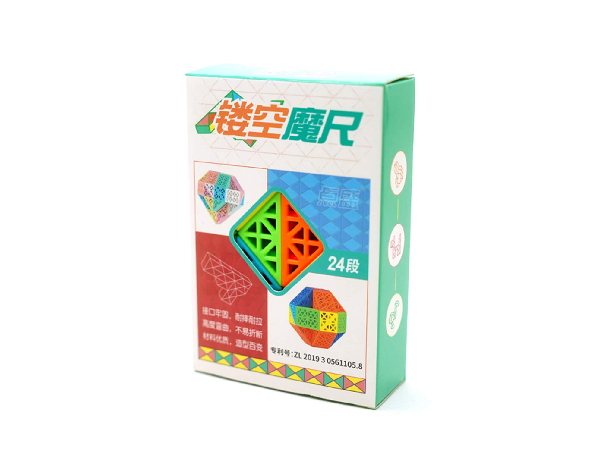 Cubo Serpente Hollow Diansheng montado em figura diferente, mostrando versatilidade
