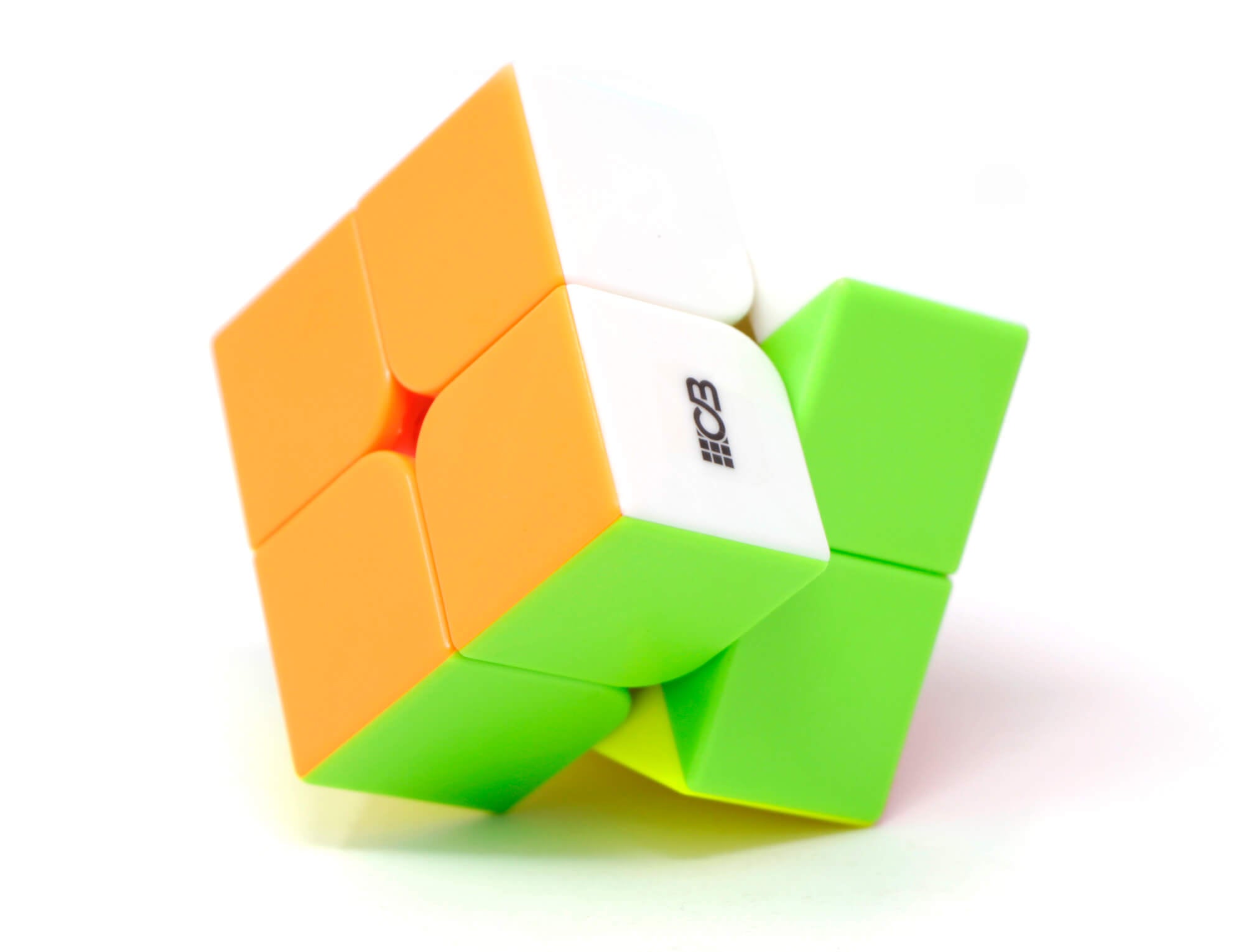Cubo Mágico 2x2 Cuber Pro desmontado mostrando o mecanismo interno