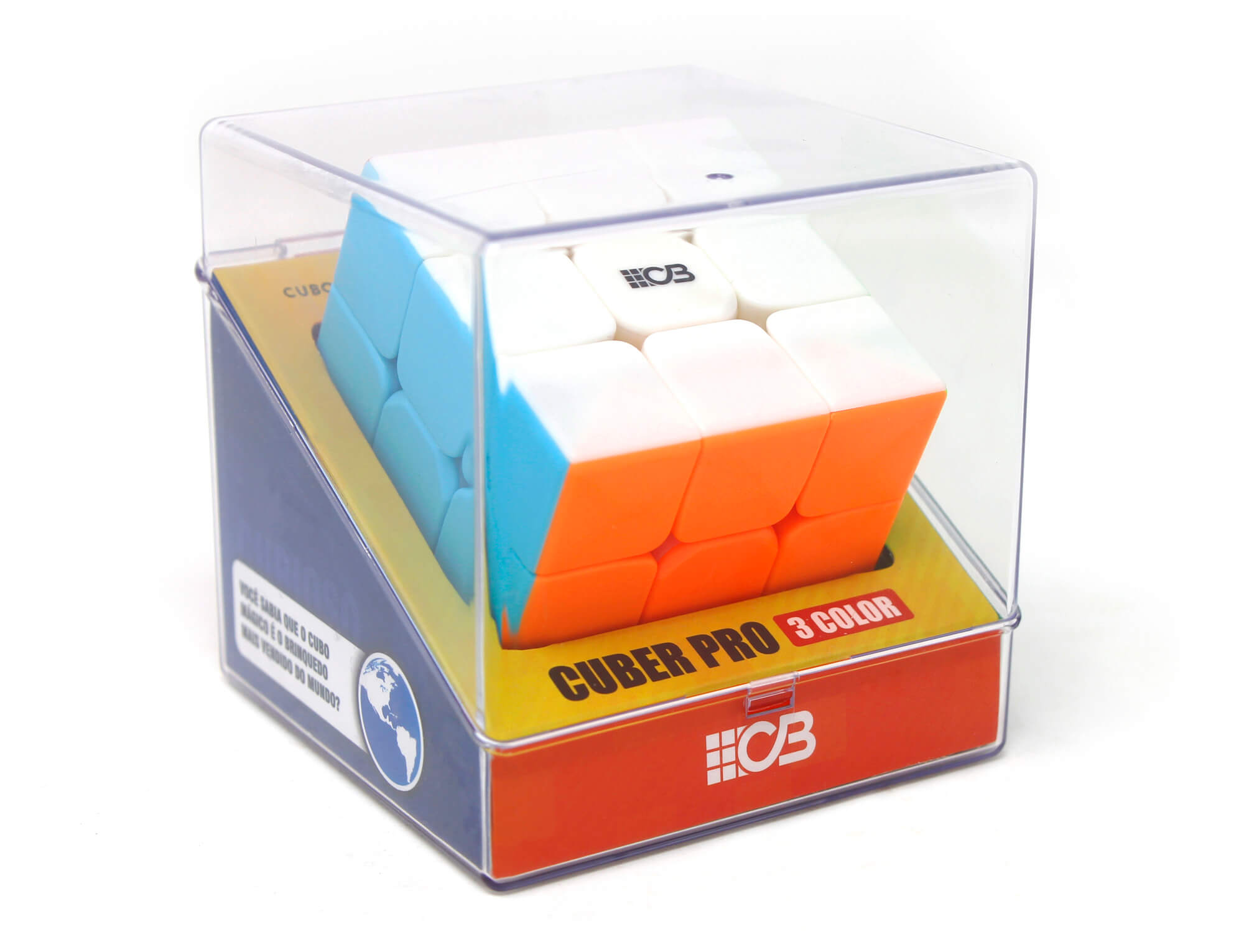 Vista superior do Cubo Mágico 3x3 Cuber Pro stickerless