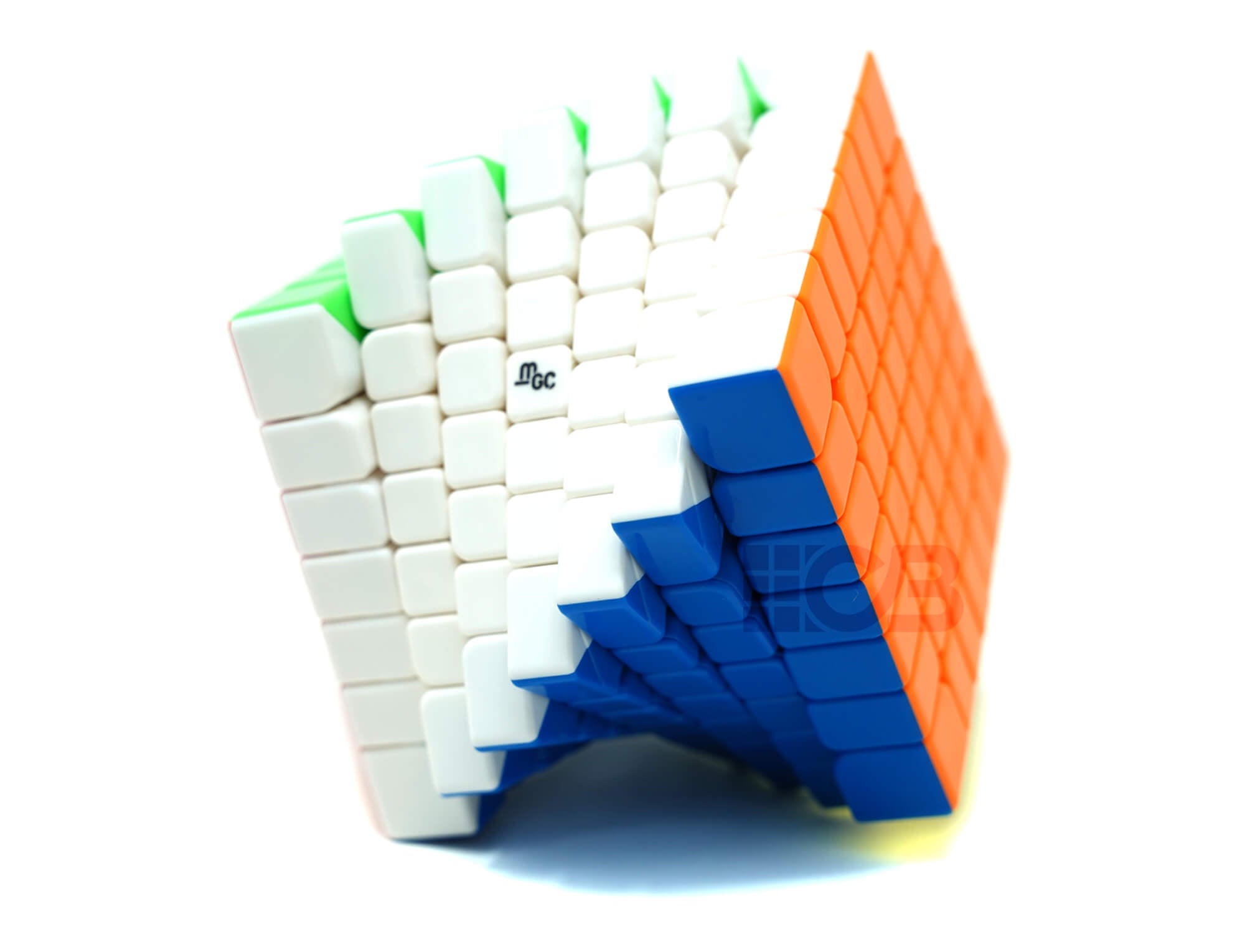 Cubo Mágico 7x7 MGC Magnético YJ — vista frontal versão stickerless