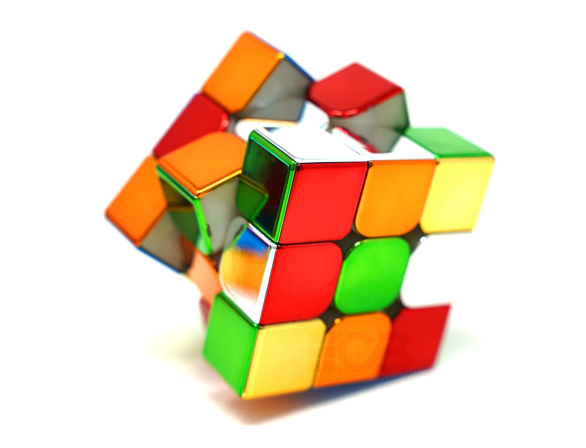 Kit Cubo Mágico 2x2 + 3x3 + 4x4 Metálicos Magnéticos Cyclone Boys