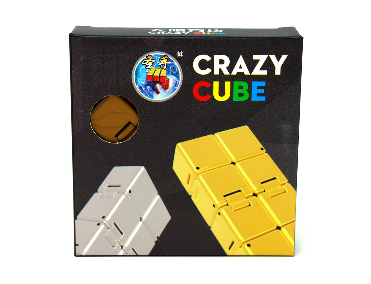 Embalagem original Crazy Cube do Cubo Infinito Dourado SengSo