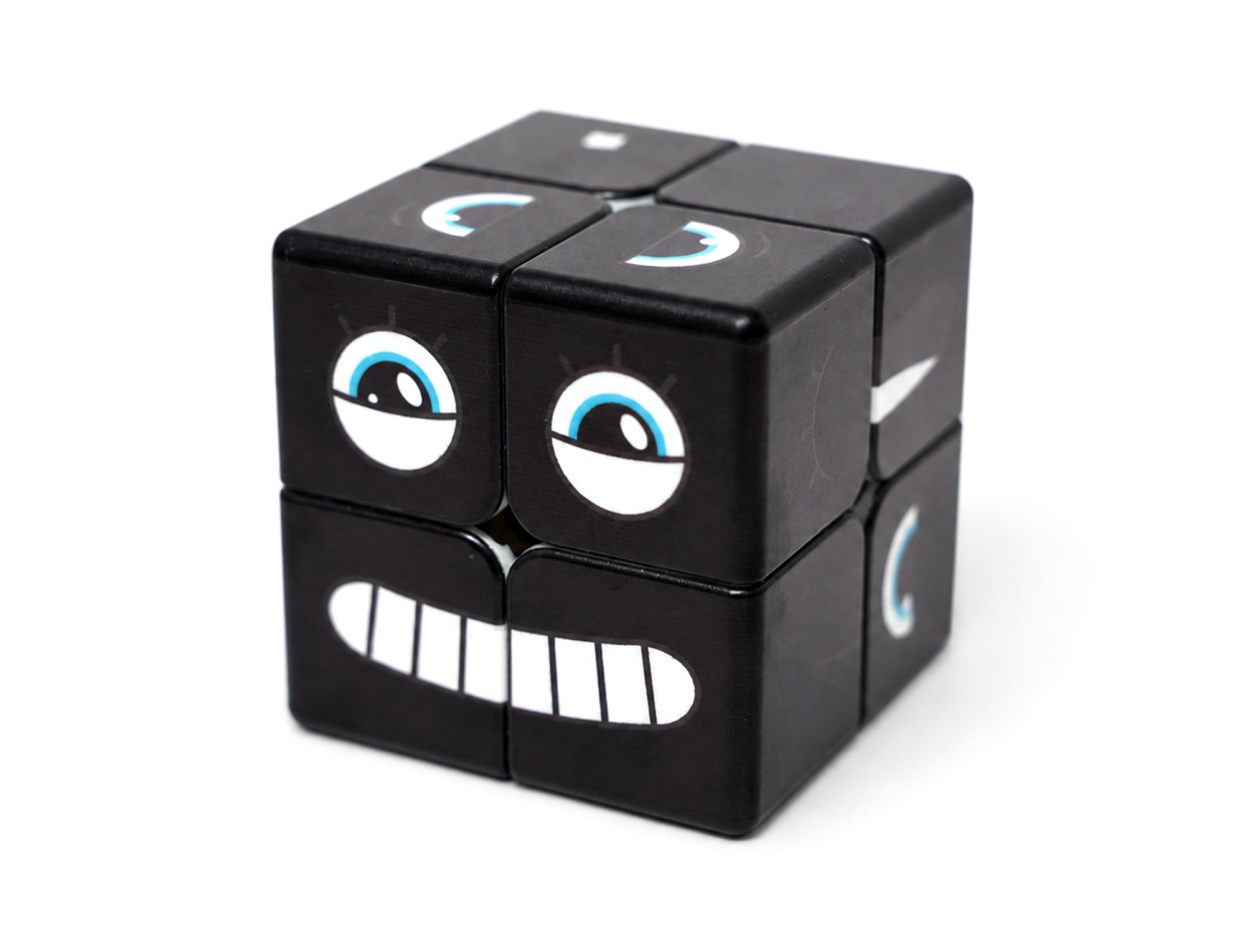 Cubo Mágico 2x2 Face Cube Extra Preto