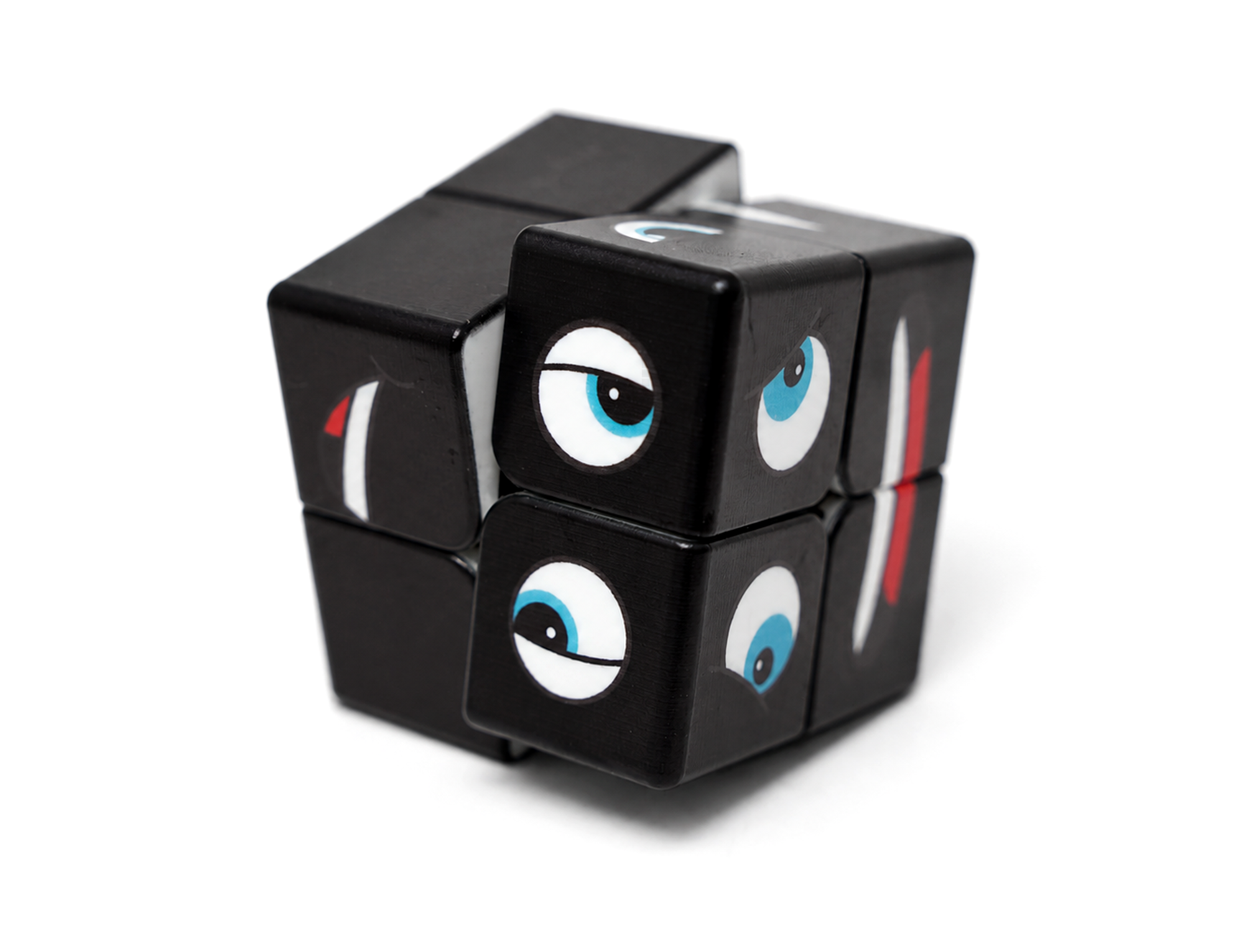 Cubo Mágico 2x2 Face Cube Extra Preto