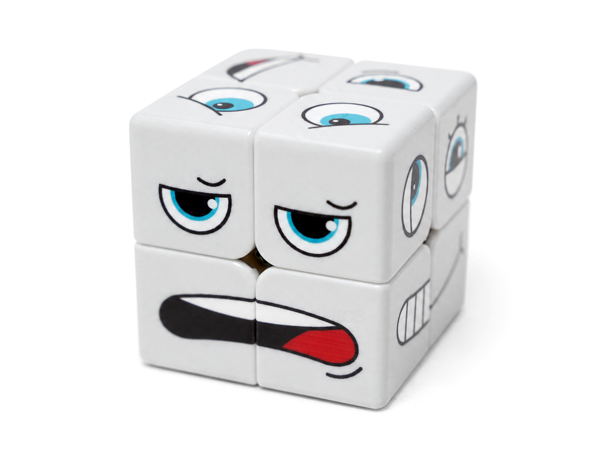 Cubo Mágico 2x2 Face Cube Extra Branco