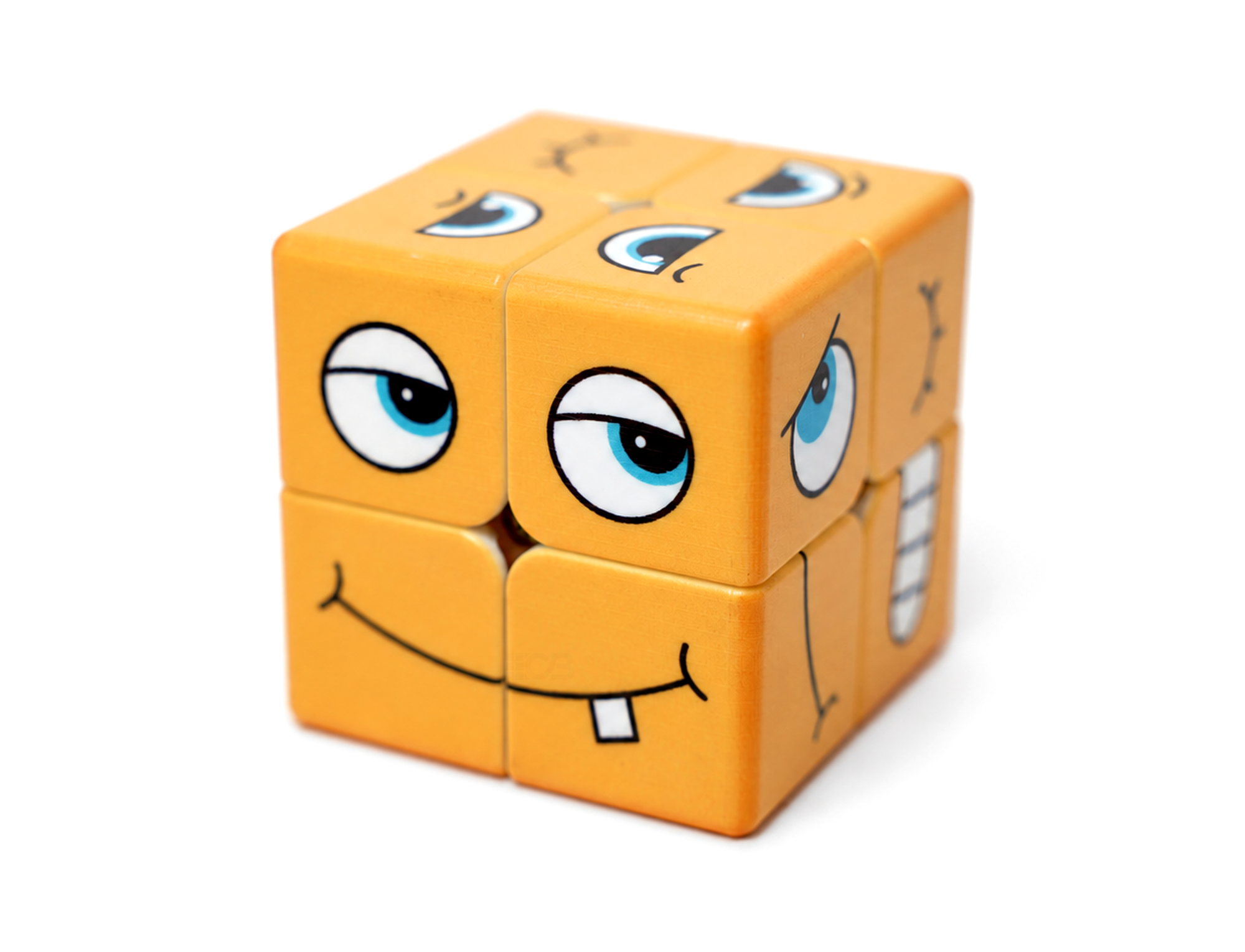 Cubo Mágico 2x2 Face Cube Extra Amarelo