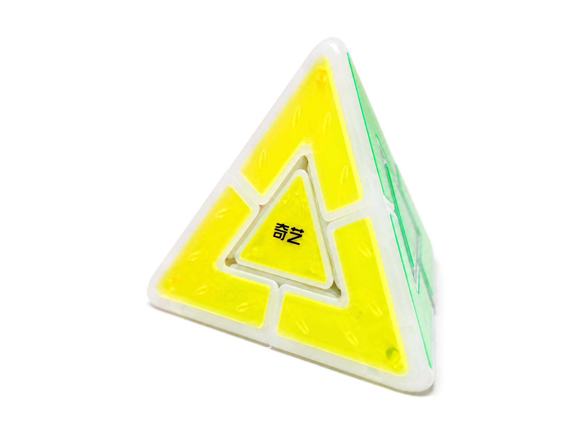 Pyraminx Lite Tiled Icy Amber Camellia QiYi