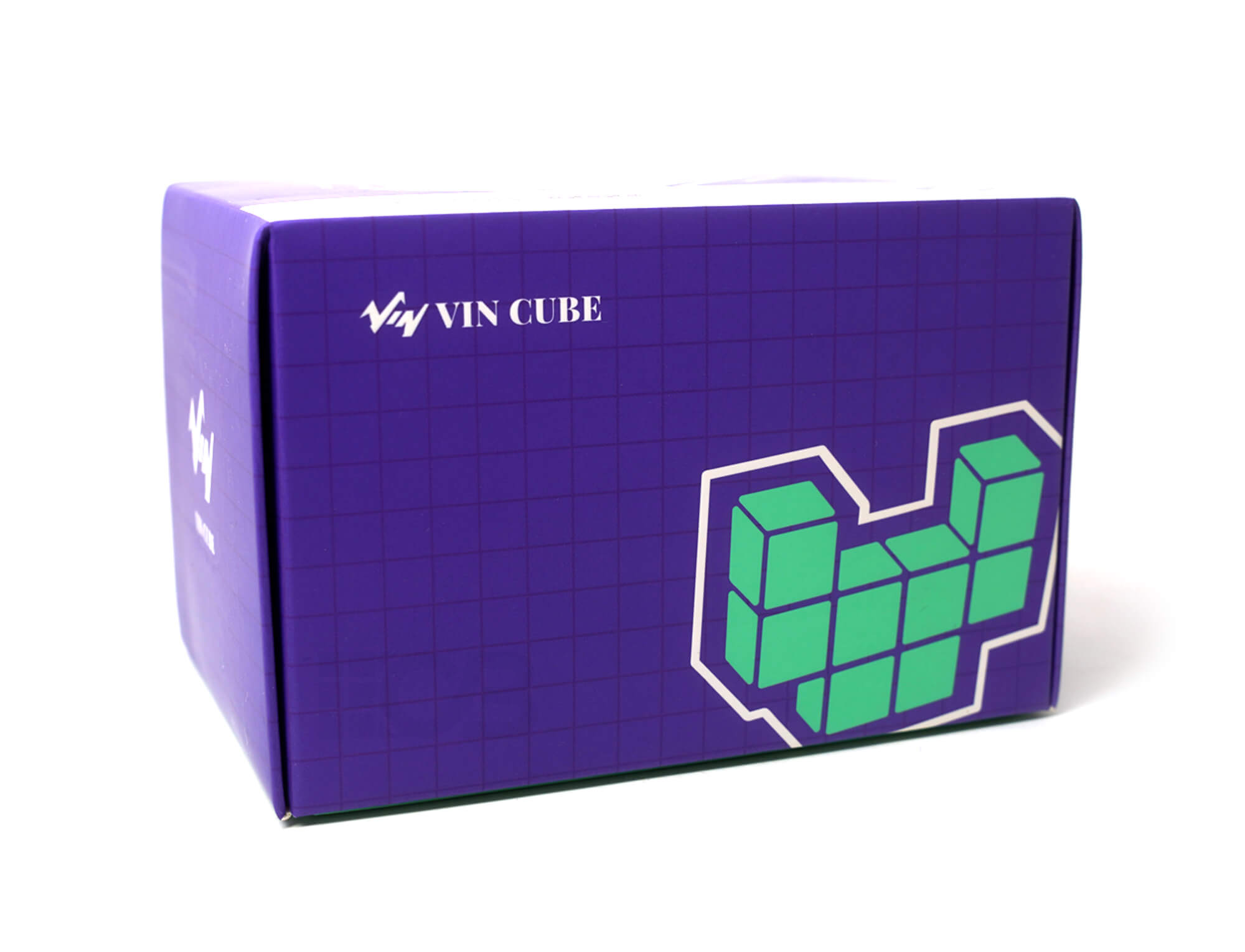 Vinci Cube 5x5 Diamond UV com camadas abertas evidenciando a estrutura Ball Core interna